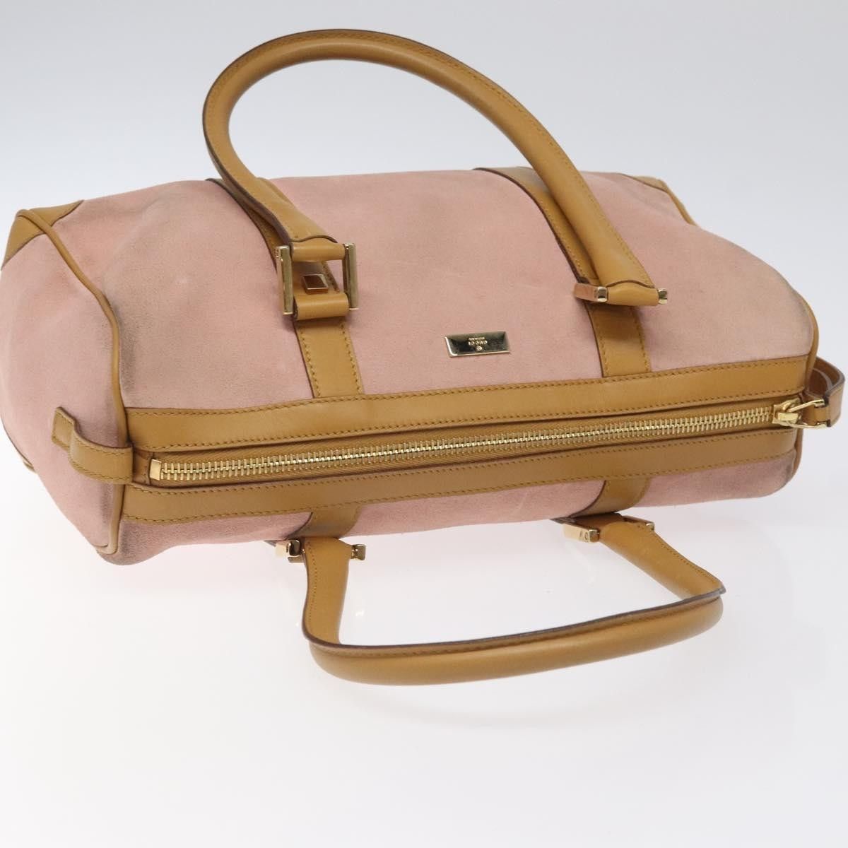 Gucci Gucci Vintage Zip Boston Bag Suede Size ONE SIZE - 16 Thumbnail