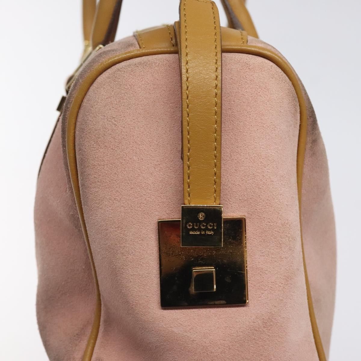 Gucci Gucci Vintage Zip Boston Bag Suede Size ONE SIZE - 18 Thumbnail