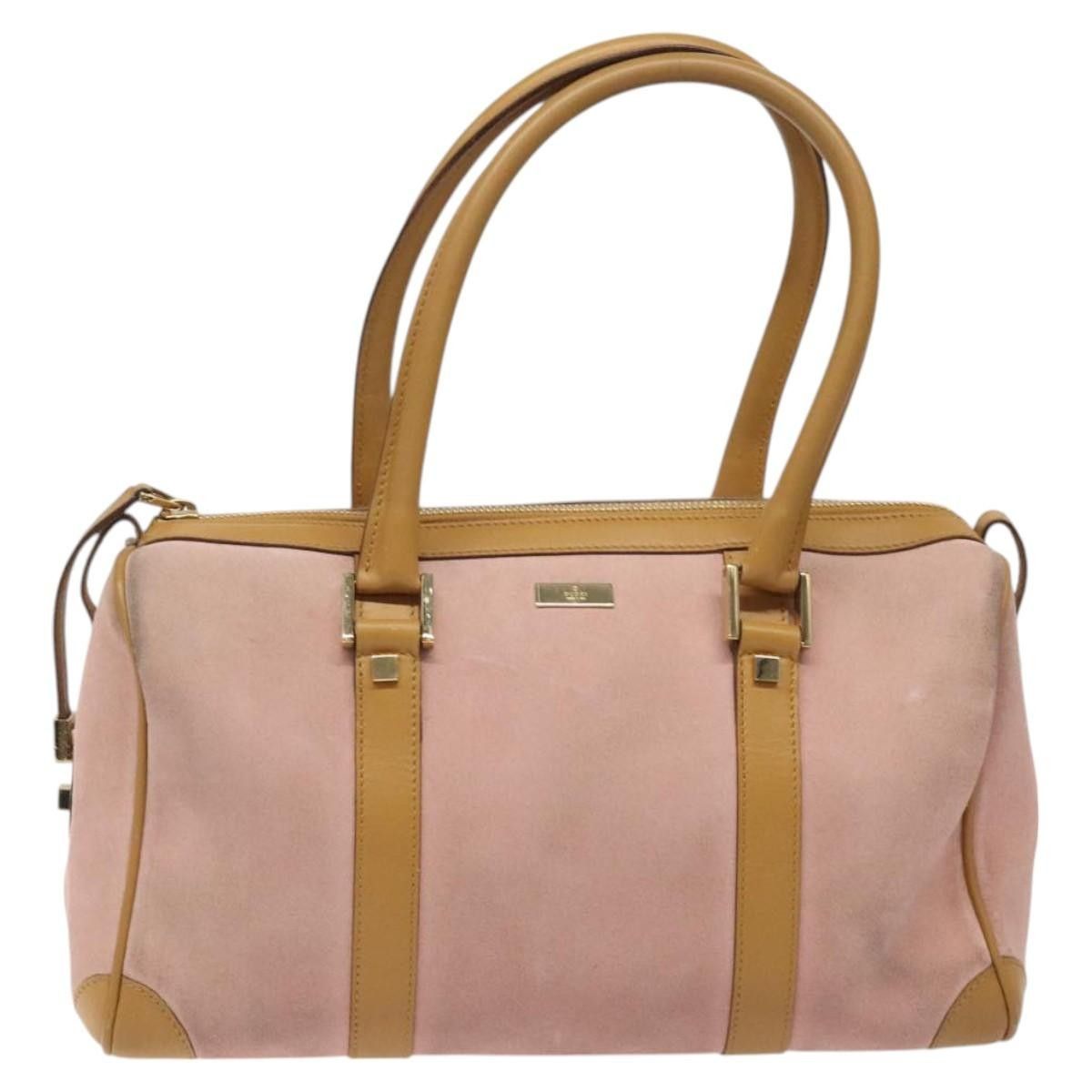 Gucci Gucci Vintage Zip Boston Bag Suede Size ONE SIZE - 14 Thumbnail