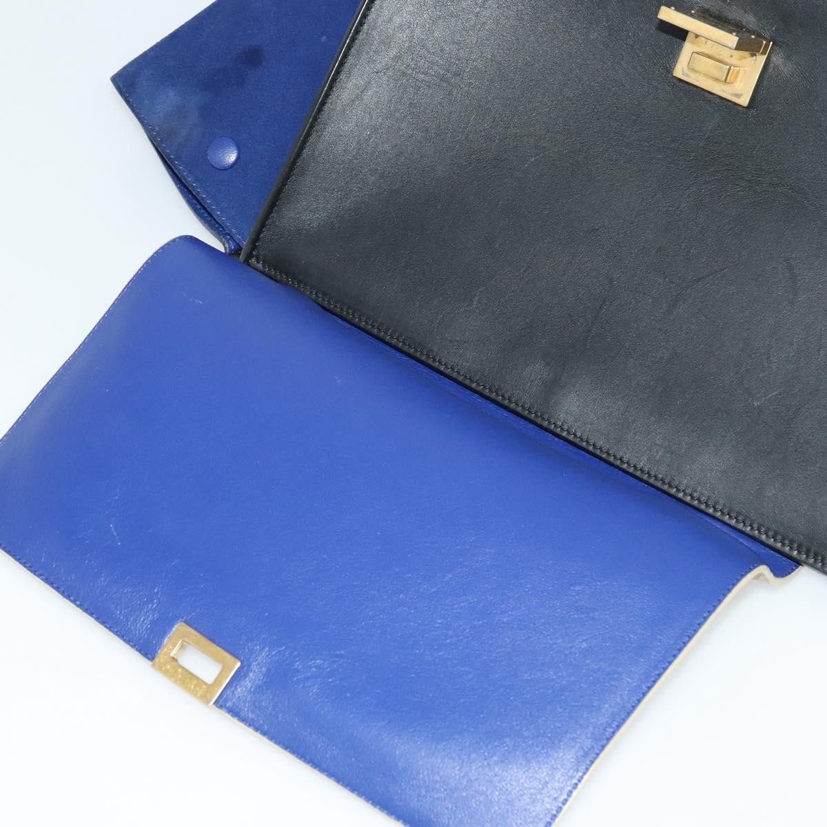 Celine Celine Trapeze Bag Leather with Suede Size ONE SIZE - 18 Thumbnail