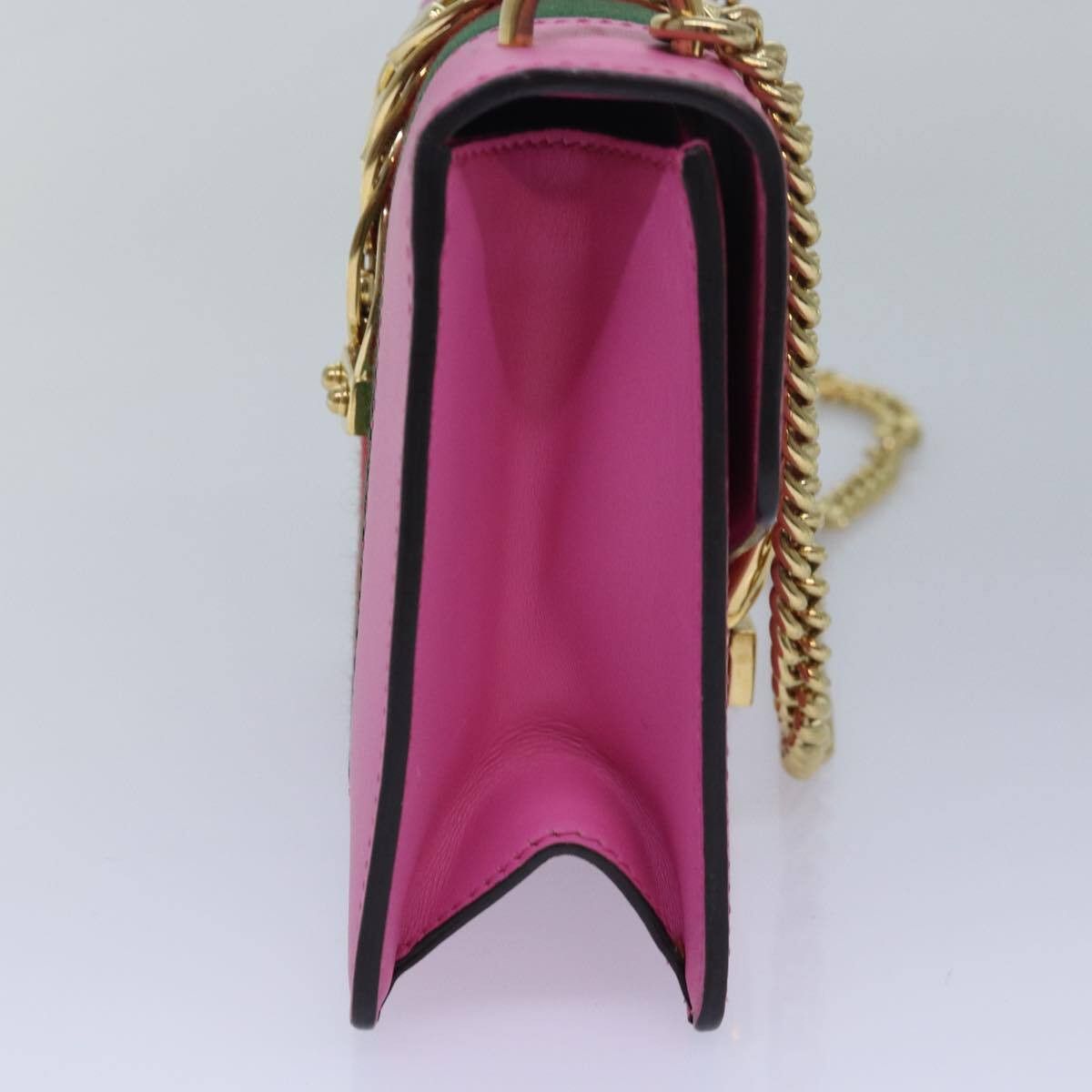 Gucci Gucci Sylvie Chain Shoulder Bag Leather Size ONE SIZE - 3 Thumbnail