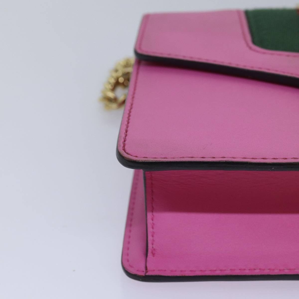 Gucci Gucci Sylvie Chain Shoulder Bag Leather Size ONE SIZE - 9 Thumbnail
