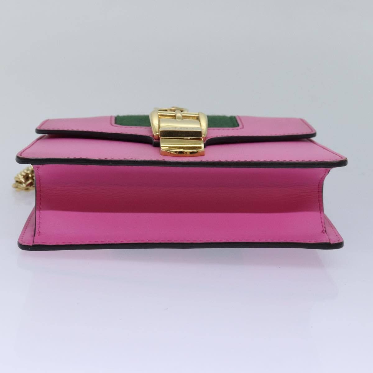 Gucci Gucci Sylvie Chain Shoulder Bag Leather Size ONE SIZE - 20 Thumbnail