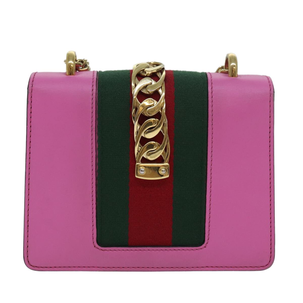 Gucci Gucci Sylvie Chain Shoulder Bag Leather Size ONE SIZE - 2 Thumbnail
