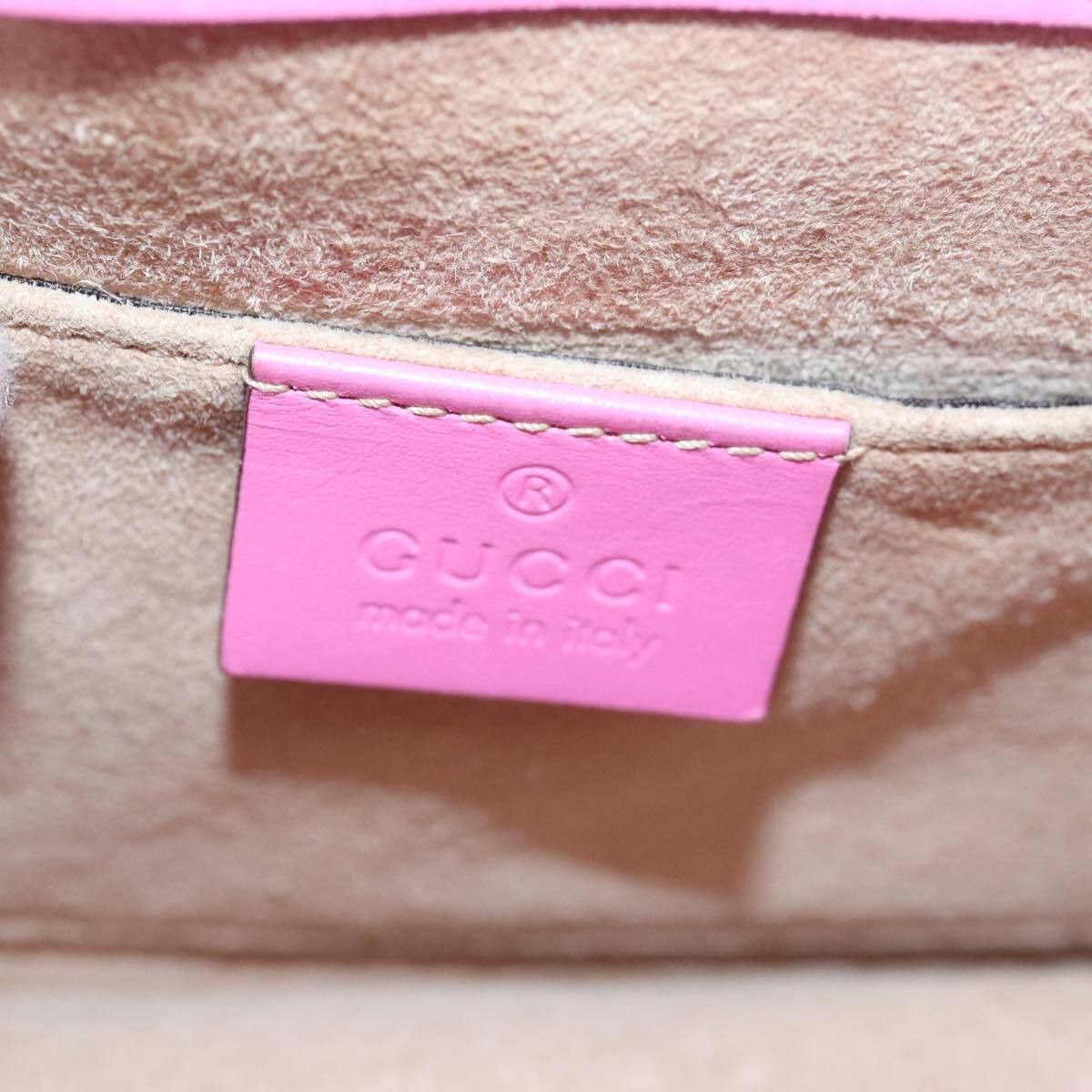 Gucci Gucci Sylvie Chain Shoulder Bag Leather Size ONE SIZE - 6 Thumbnail