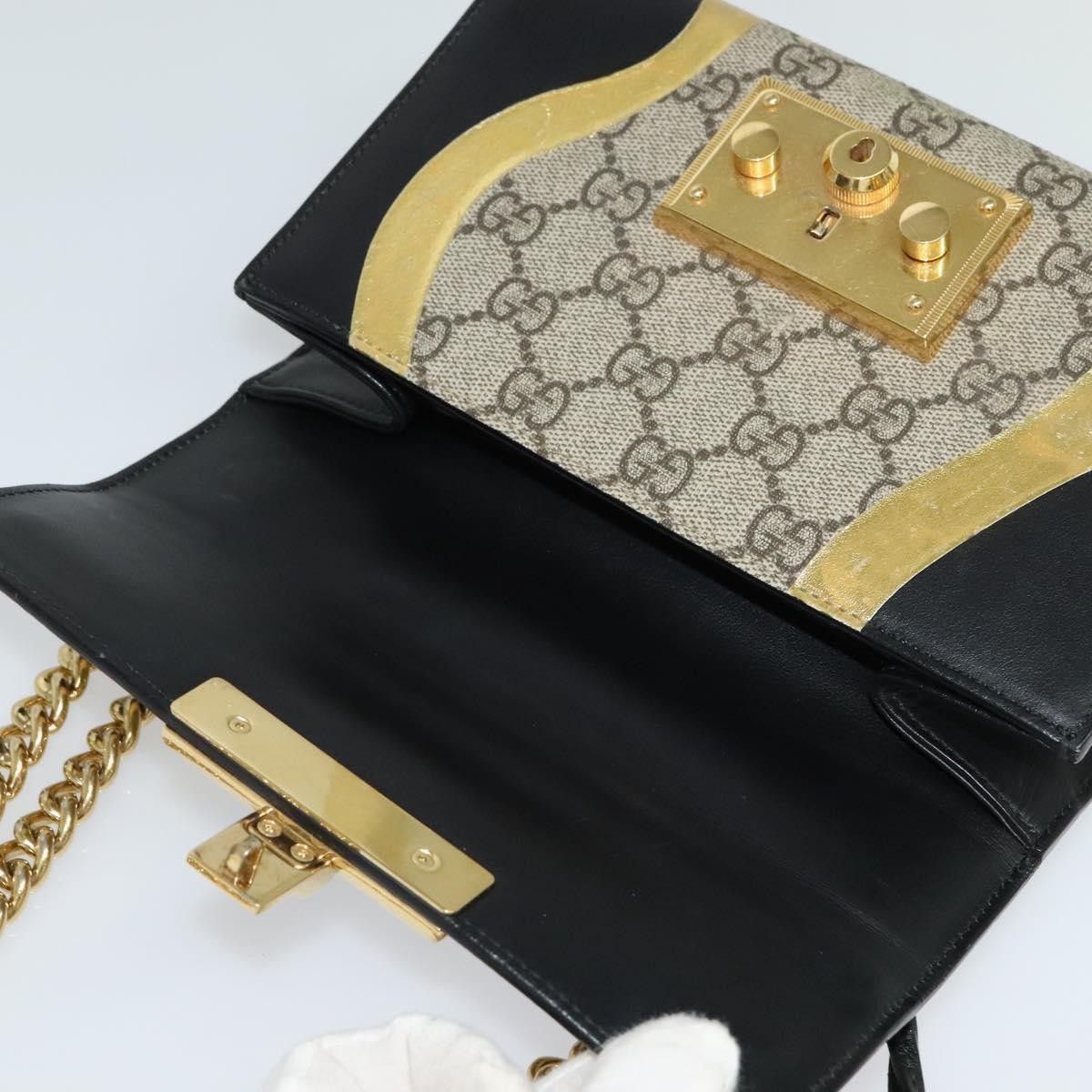 Gucci Gucci Padlock Shoulder Bag GG Coated Canvas and Leather Size ONE SIZE - 19 Thumbnail