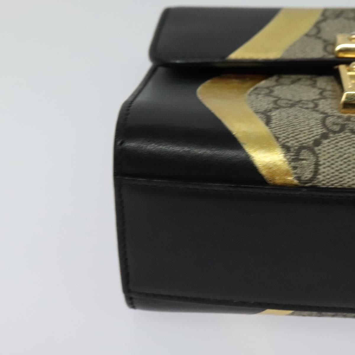 Gucci Gucci Padlock Shoulder Bag GG Coated Canvas and Leather Size ONE SIZE - 9 Thumbnail