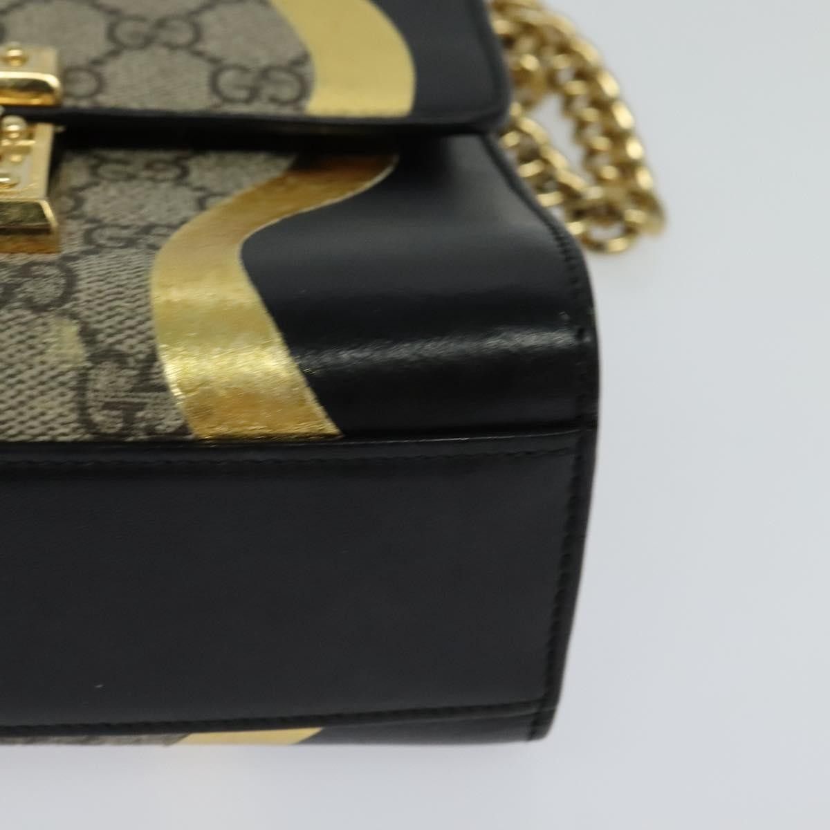 Gucci Gucci Padlock Shoulder Bag GG Coated Canvas and Leather Size ONE SIZE - 10 Thumbnail