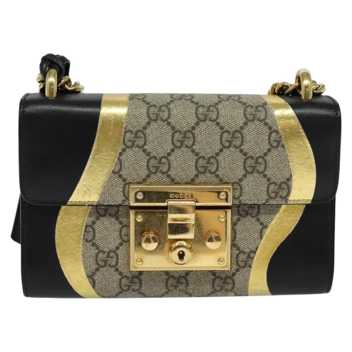 Gucci Gucci Padlock Shoulder Bag GG Coated Canvas and Leather Size ONE SIZE - 20 Thumbnail
