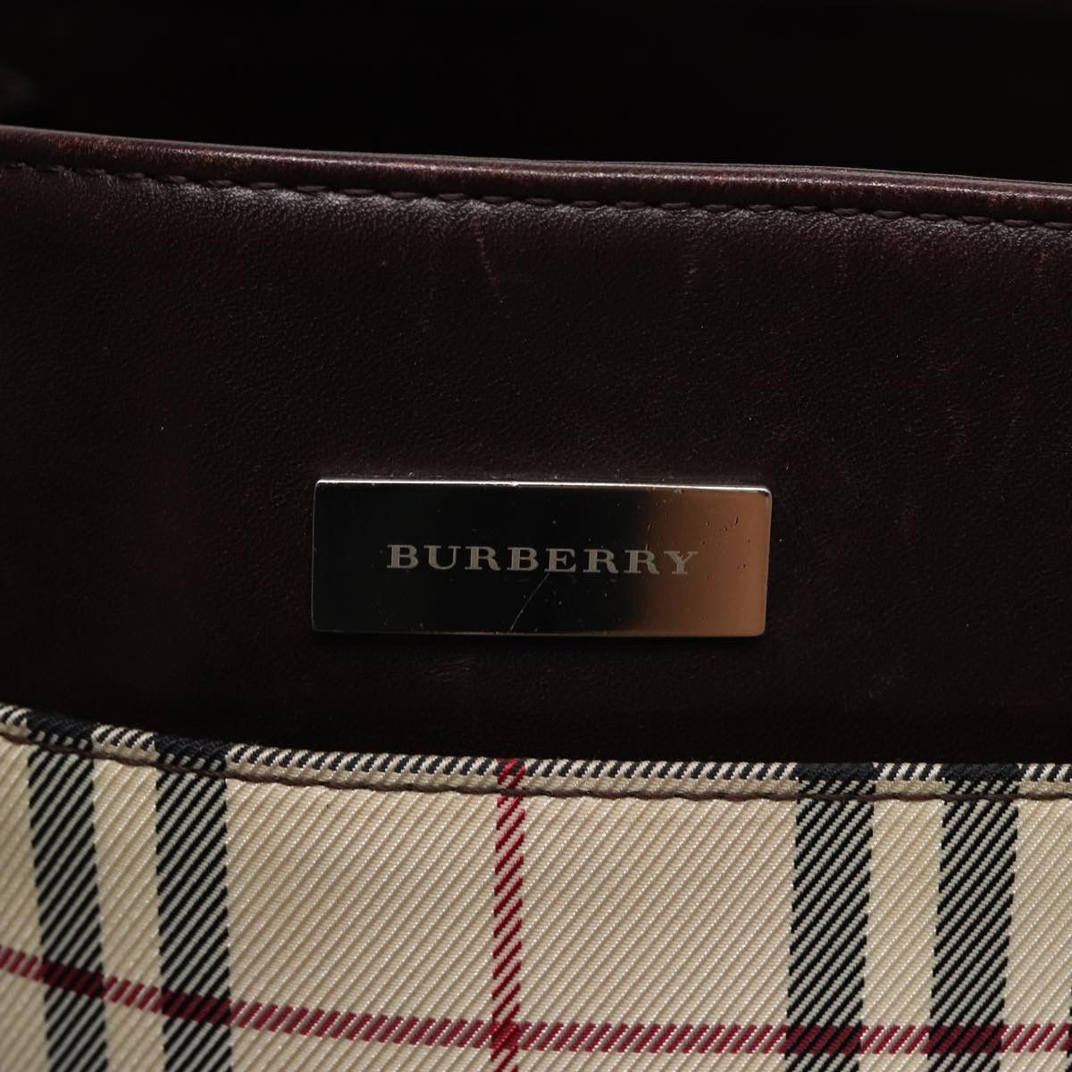 Burberry Burberry Nova Check Tote Canvas and Leather Size ONE SIZE - 6 Thumbnail