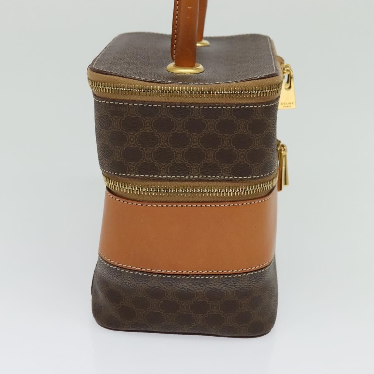 Celine Celine Vintage Double Zip Vanity Case Macadam Coated Canvas Size ONE SIZE - 3 Thumbnail