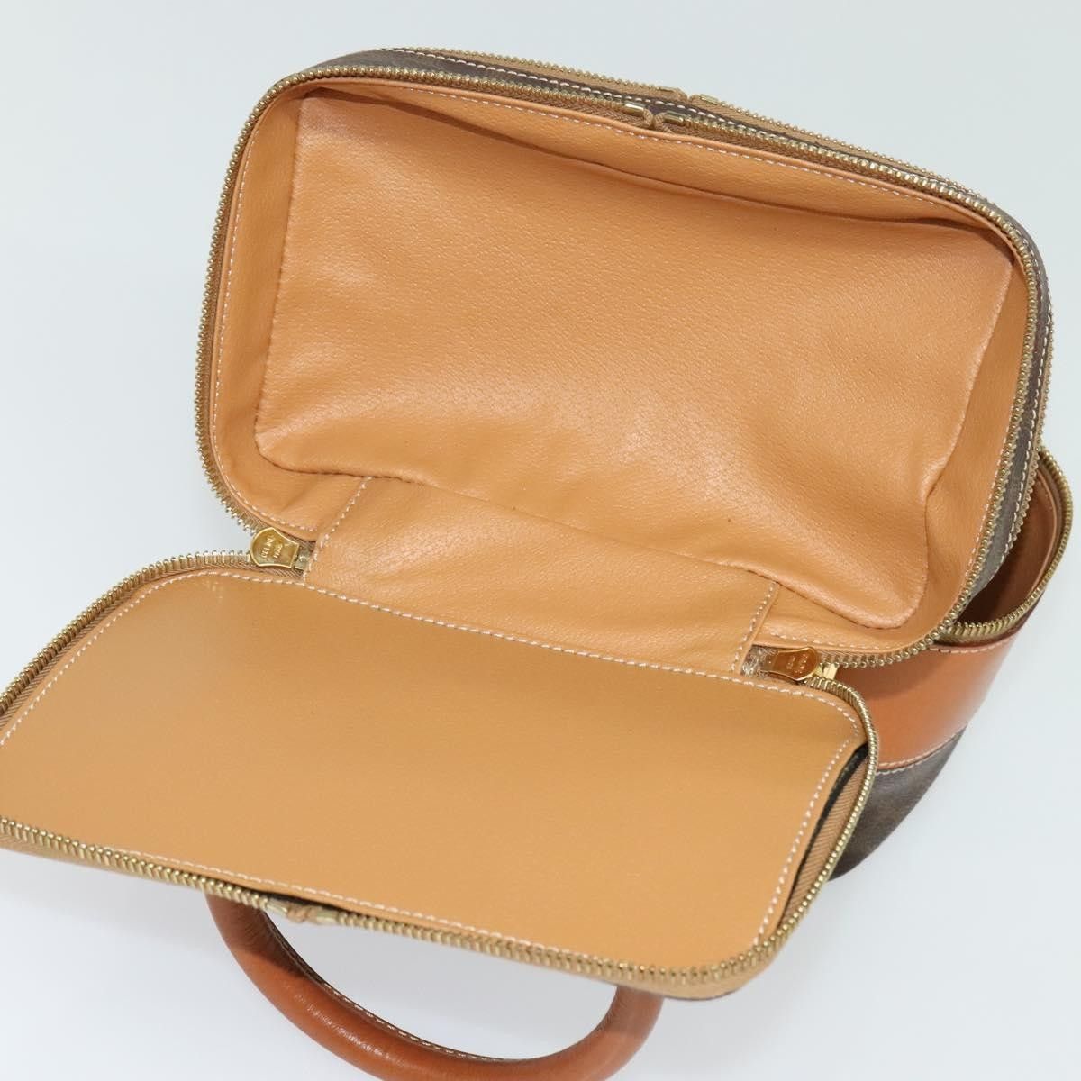 Celine Celine Vintage Double Zip Vanity Case Macadam Coated Canvas Size ONE SIZE - 19 Thumbnail