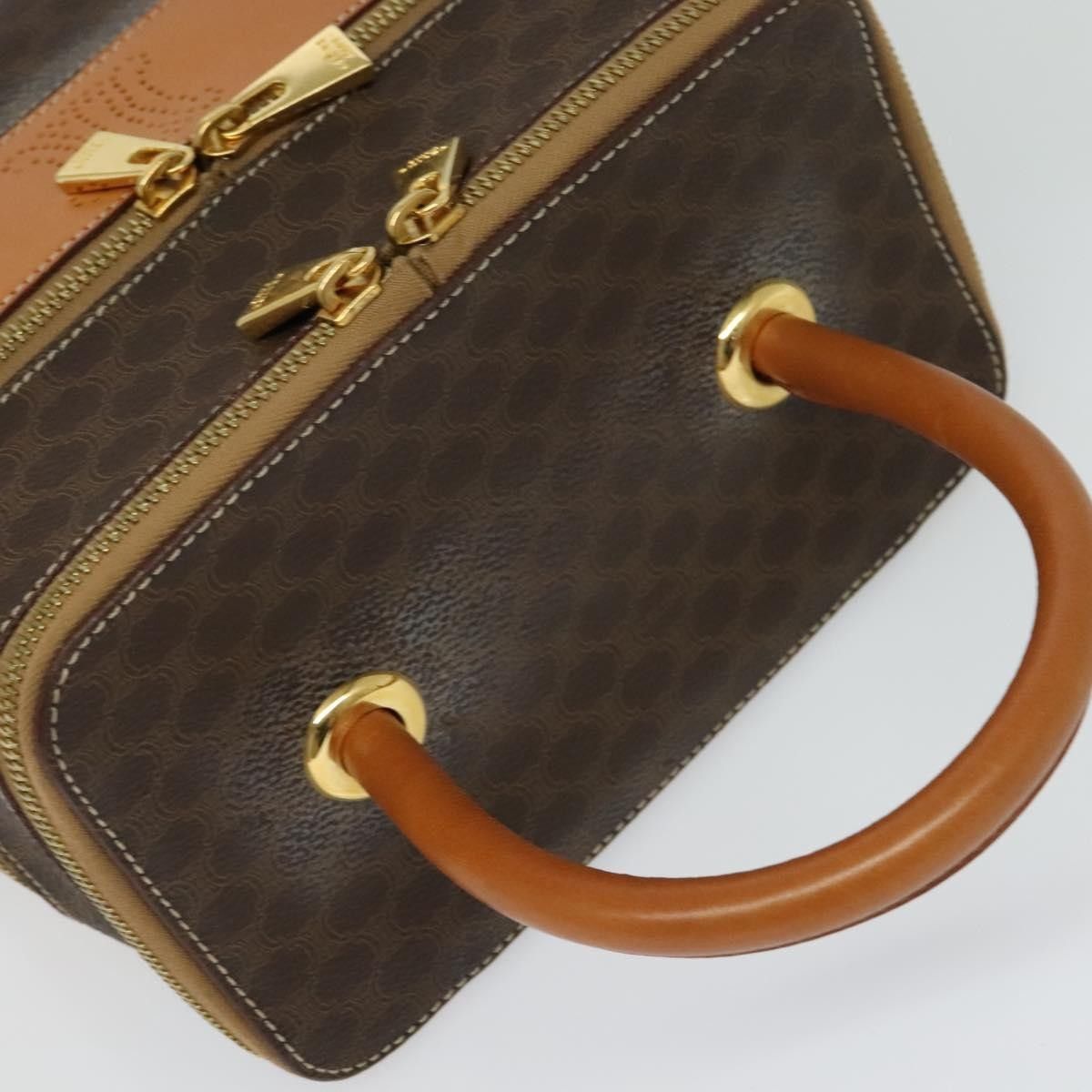 Celine Celine Vintage Double Zip Vanity Case Macadam Coated Canvas Size ONE SIZE - 8 Thumbnail