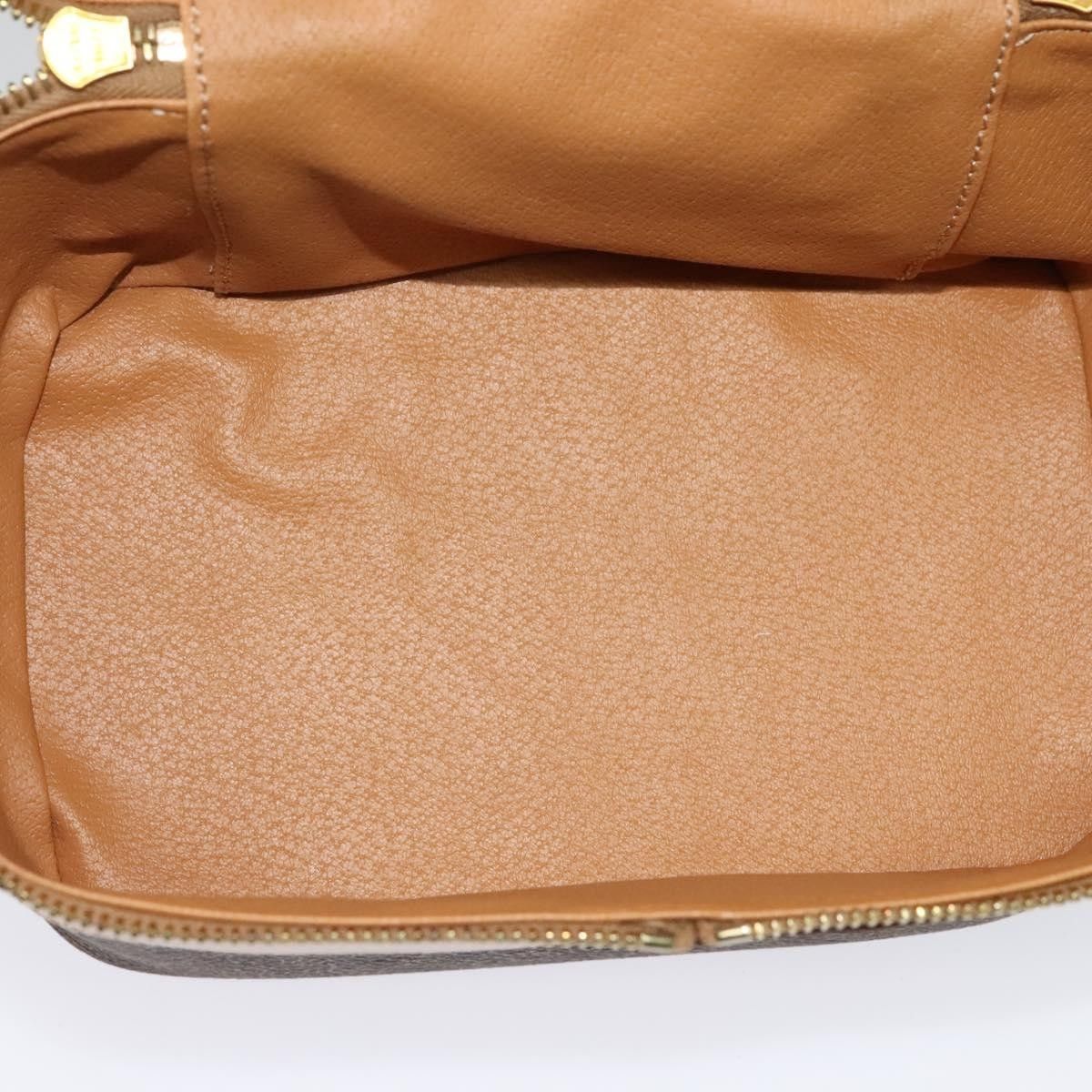 Celine Celine Vintage Double Zip Vanity Case Macadam Coated Canvas Size ONE SIZE - 5 Thumbnail