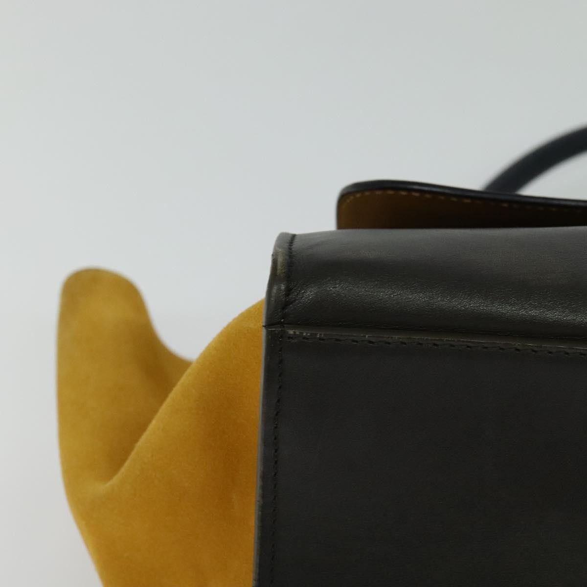 Celine Celine Trapeze Bag Leather with Suede Size ONE SIZE - 9 Thumbnail