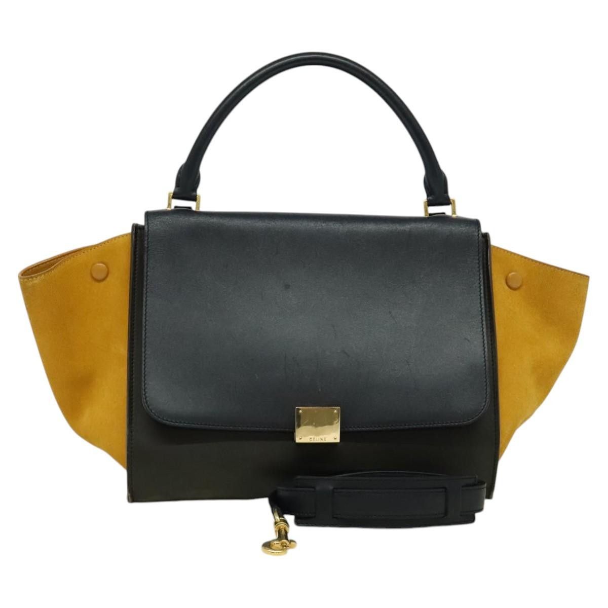 Celine Celine Trapeze Bag Leather with Suede Size ONE SIZE - 14 Thumbnail