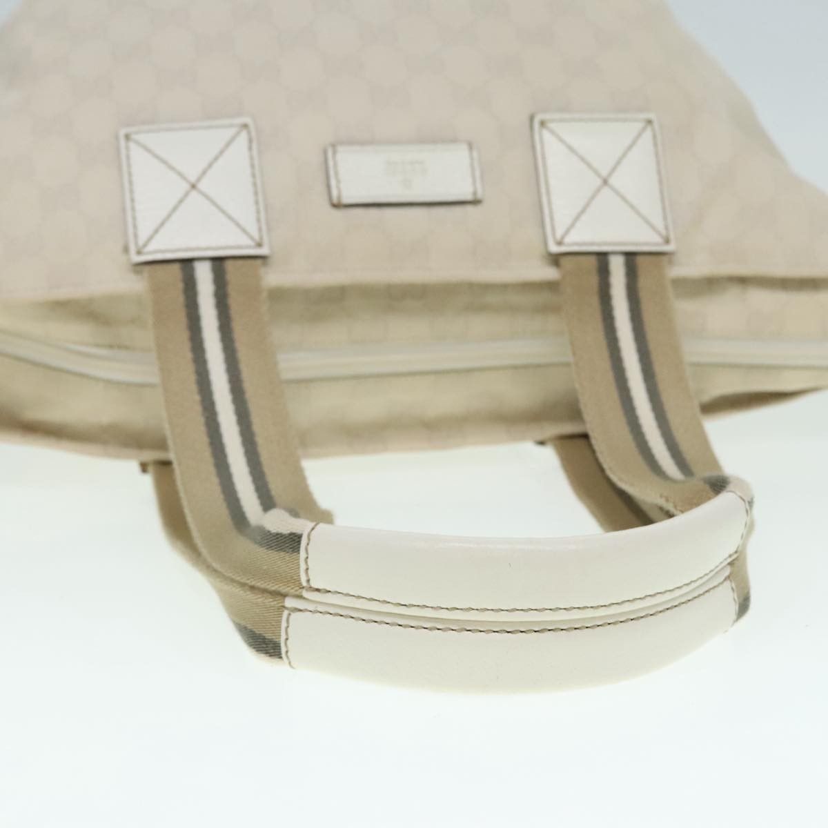 Gucci Gucci Web Zip Tote GG Canvas Size ONE SIZE - 8 Thumbnail