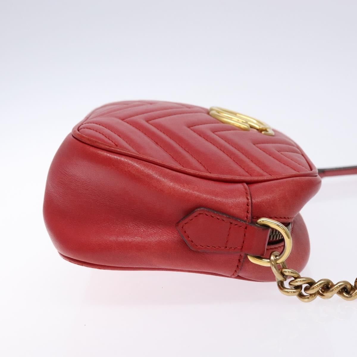 Gucci Gucci GG Marmont Triple Zip Chain Bag Matelasse Leather Size ONE SIZE - 3 Thumbnail