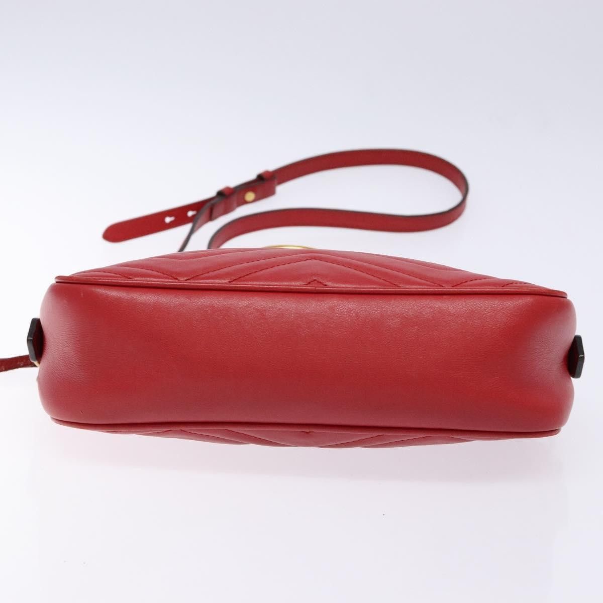 Gucci Gucci GG Marmont Triple Zip Chain Bag Matelasse Leather Size ONE SIZE - 21 Thumbnail