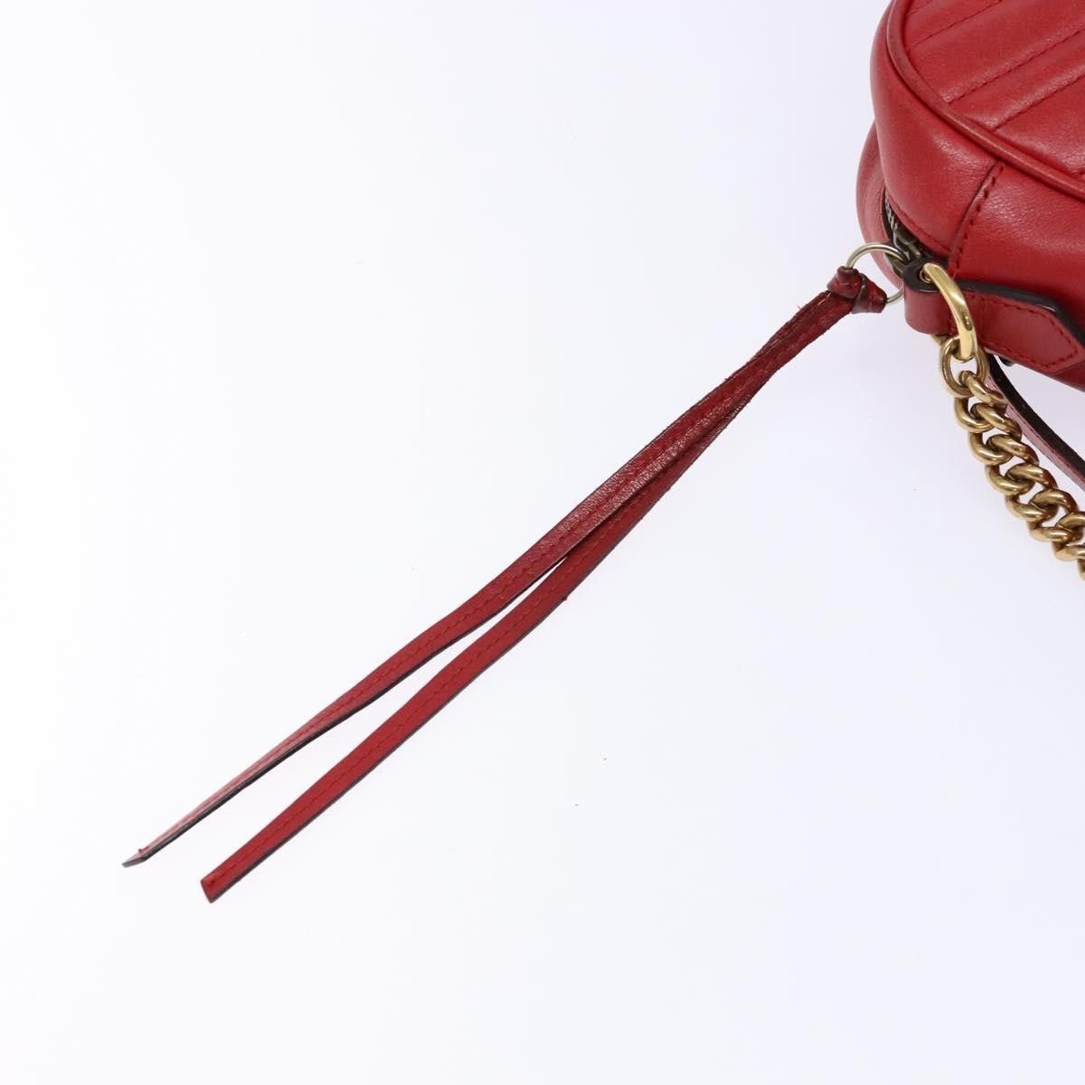 Gucci Gucci GG Marmont Triple Zip Chain Bag Matelasse Leather Size ONE SIZE - 13 Thumbnail