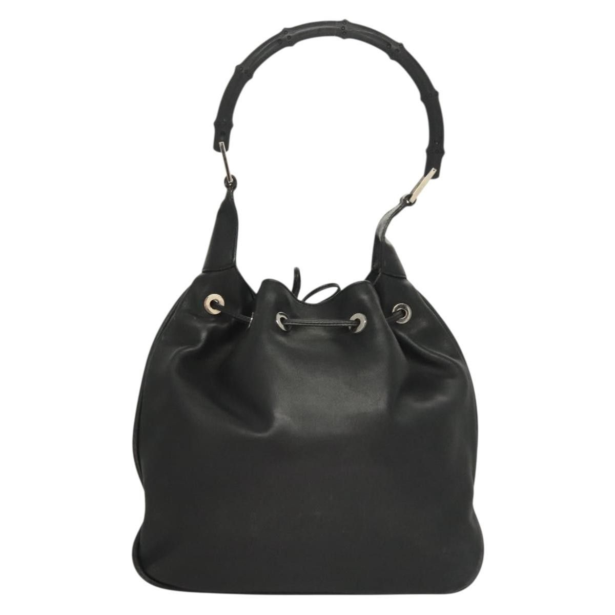 Gucci Gucci Vintage Bamboo Shoulder Leather Size ONE SIZE - 2 Thumbnail