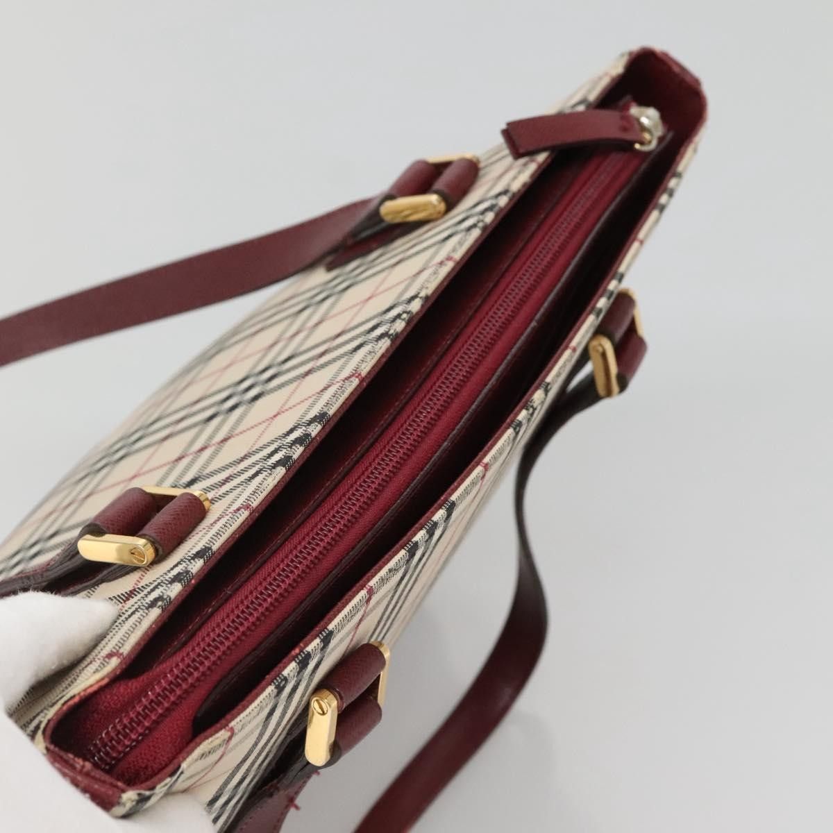 Burberry Burberry Nova Check Tote Canvas and Leather Size ONE SIZE - 14 Thumbnail