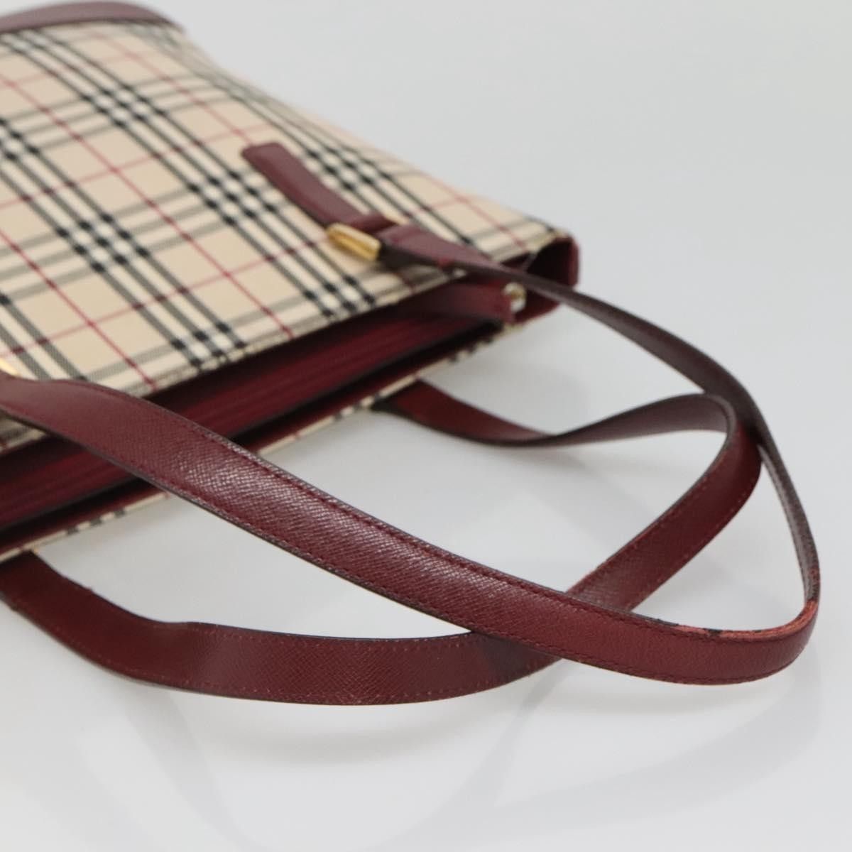 Burberry Burberry Nova Check Tote Canvas and Leather Size ONE SIZE - 7 Thumbnail