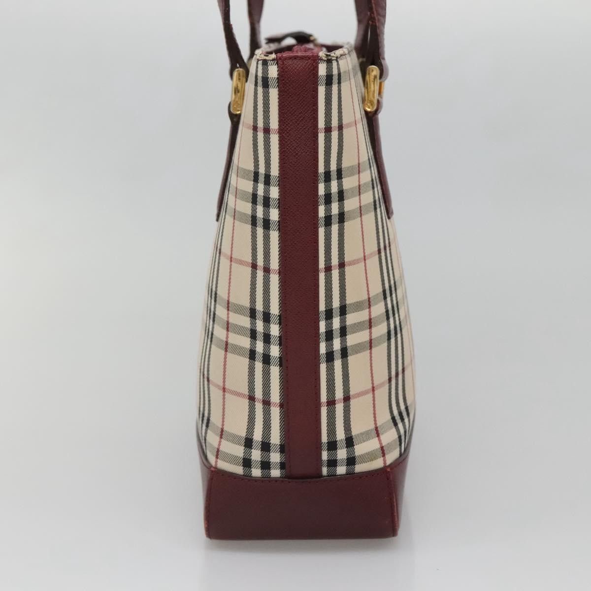 Burberry Burberry Nova Check Tote Canvas and Leather Size ONE SIZE - 4 Thumbnail