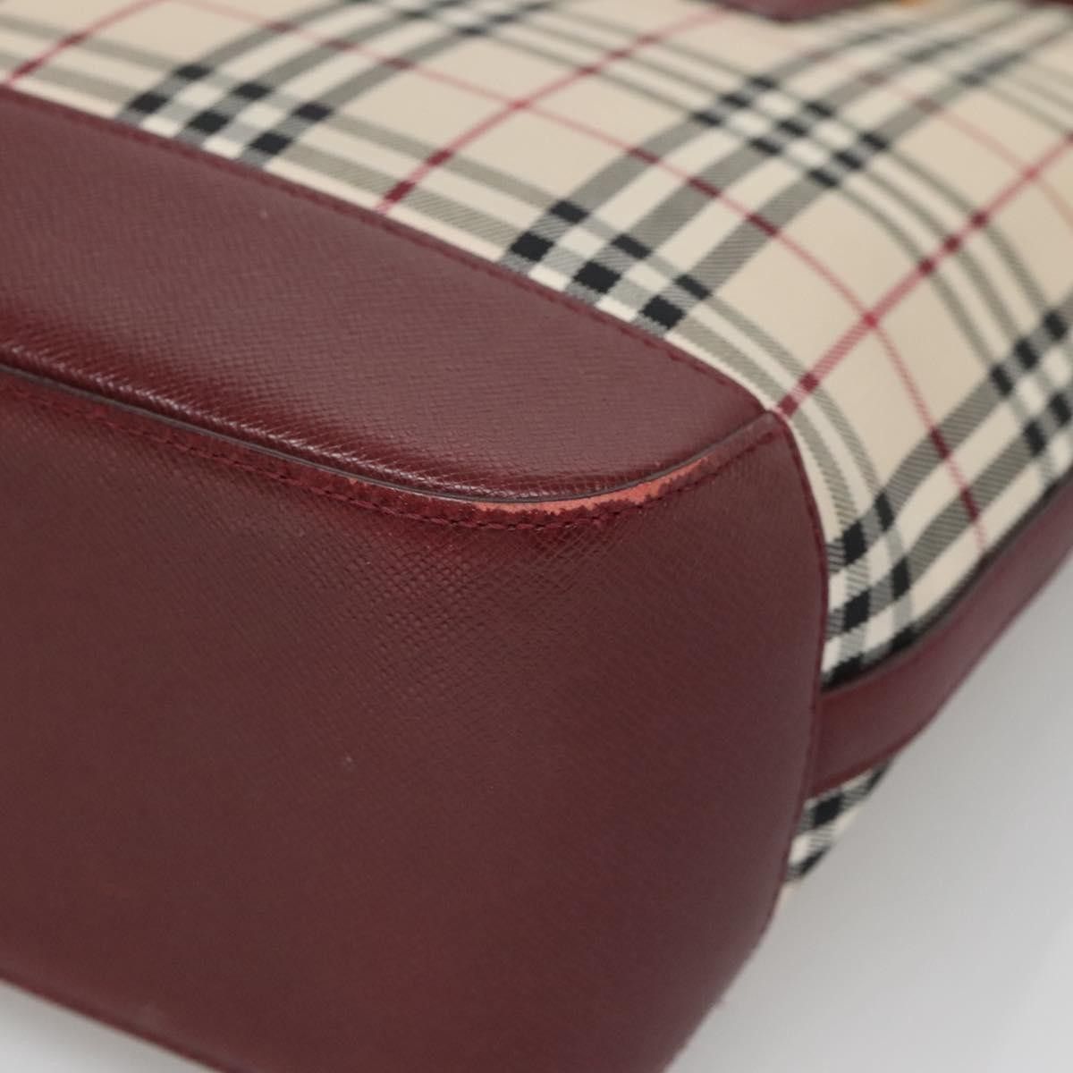 Burberry Burberry Nova Check Tote Canvas and Leather Size ONE SIZE - 8 Thumbnail