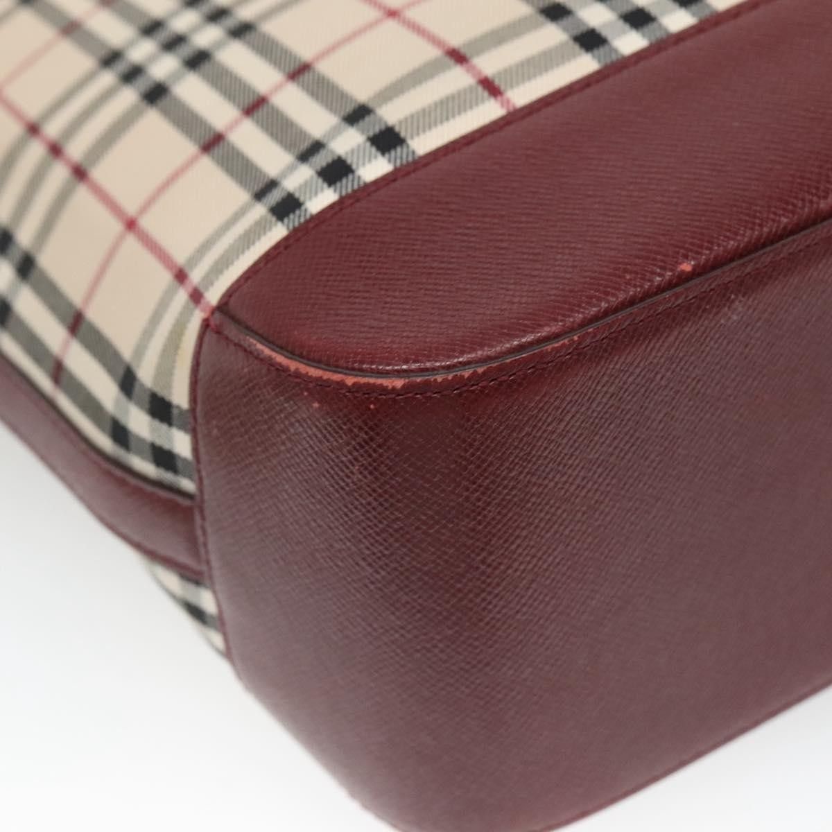 Burberry Burberry Nova Check Tote Canvas and Leather Size ONE SIZE - 9 Thumbnail