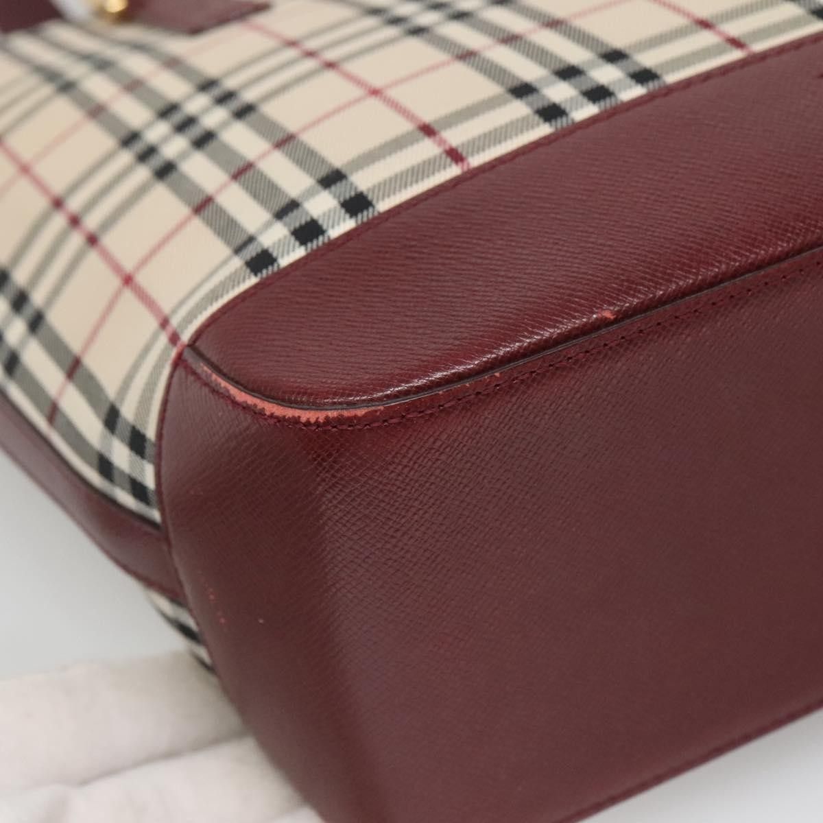 Burberry Burberry Nova Check Tote Canvas and Leather Size ONE SIZE - 10 Thumbnail