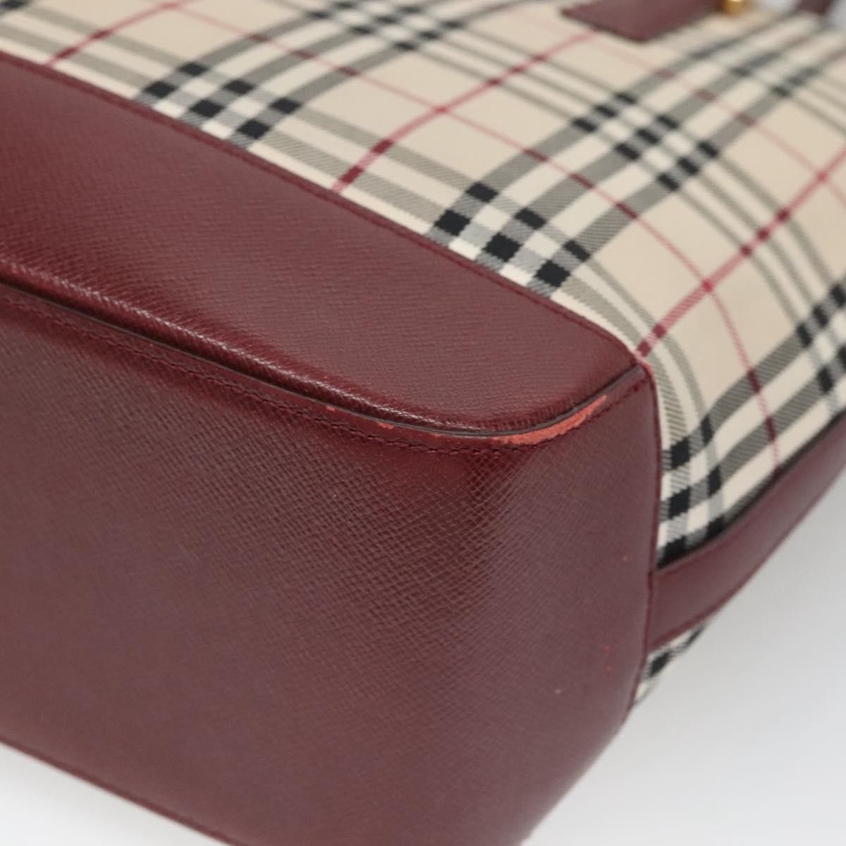 Burberry Burberry Nova Check Tote Canvas and Leather Size ONE SIZE - 11 Thumbnail