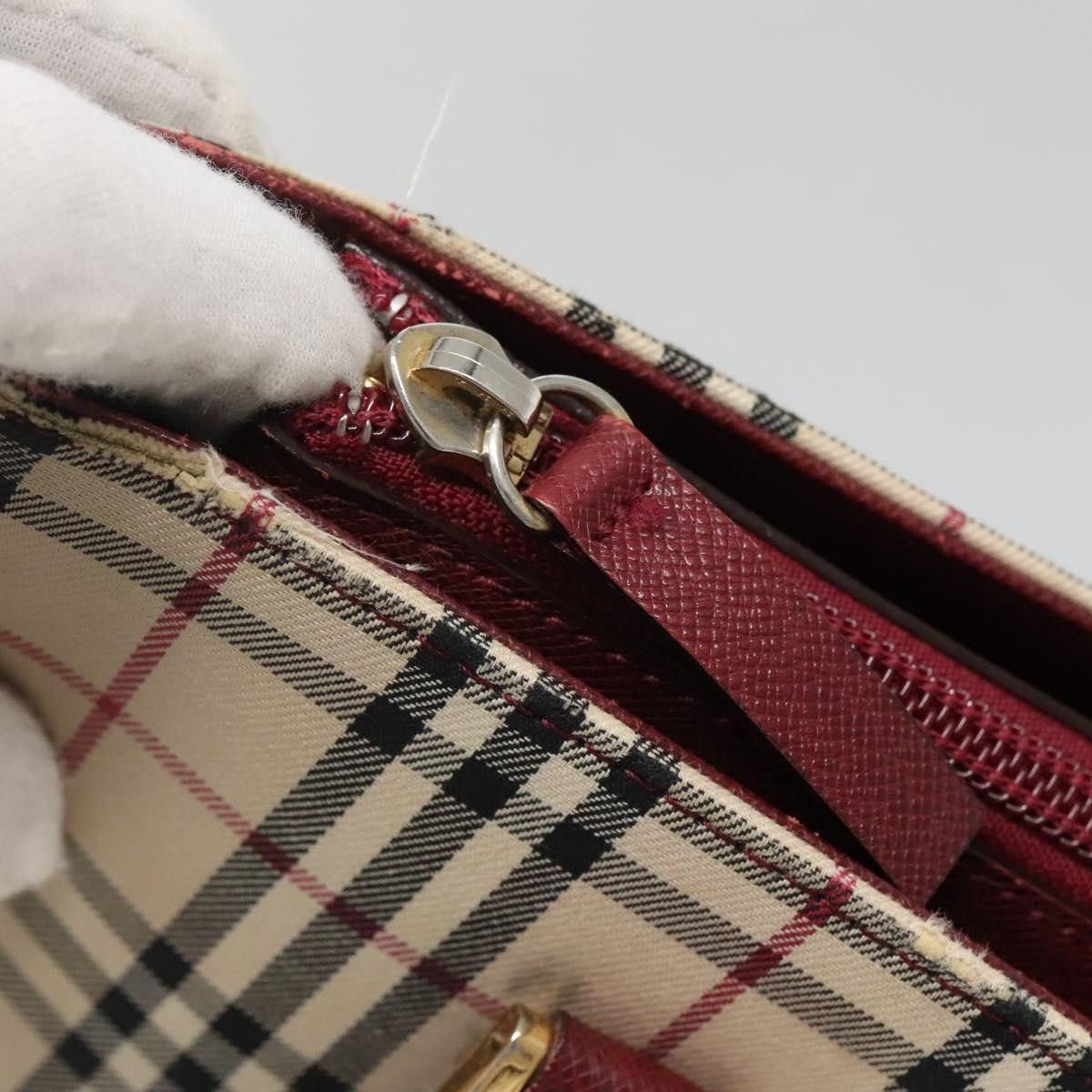 Burberry Burberry Nova Check Tote Canvas and Leather Size ONE SIZE - 16 Thumbnail