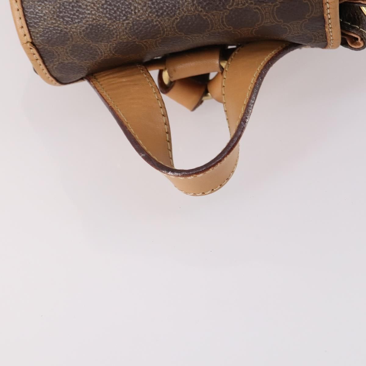 Celine Celine Vintage Drawstring Flap Backpack Macadam Coated Canvas Size ONE SIZE - 15 Thumbnail