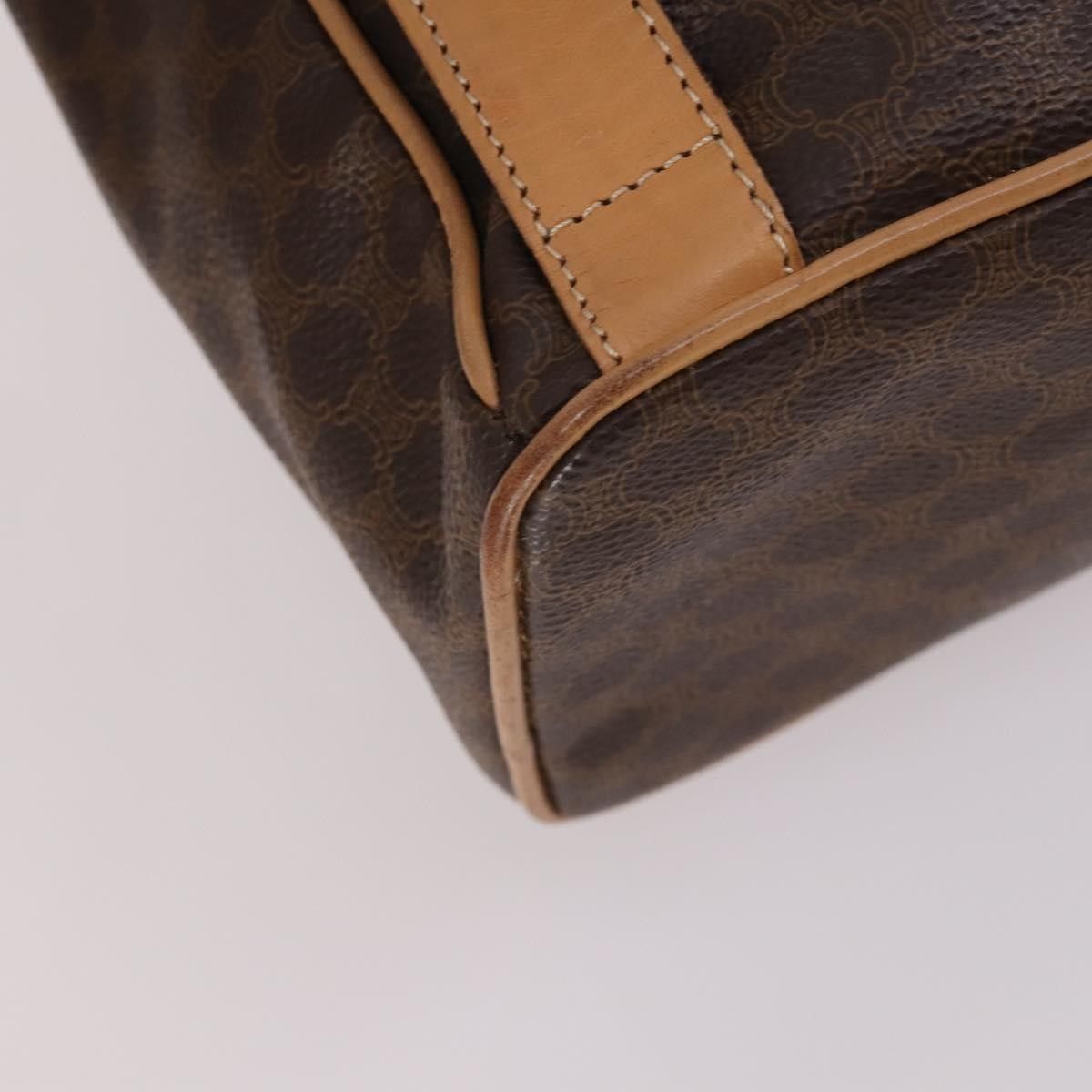 Celine Celine Vintage Drawstring Flap Backpack Macadam Coated Canvas Size ONE SIZE - 9 Thumbnail