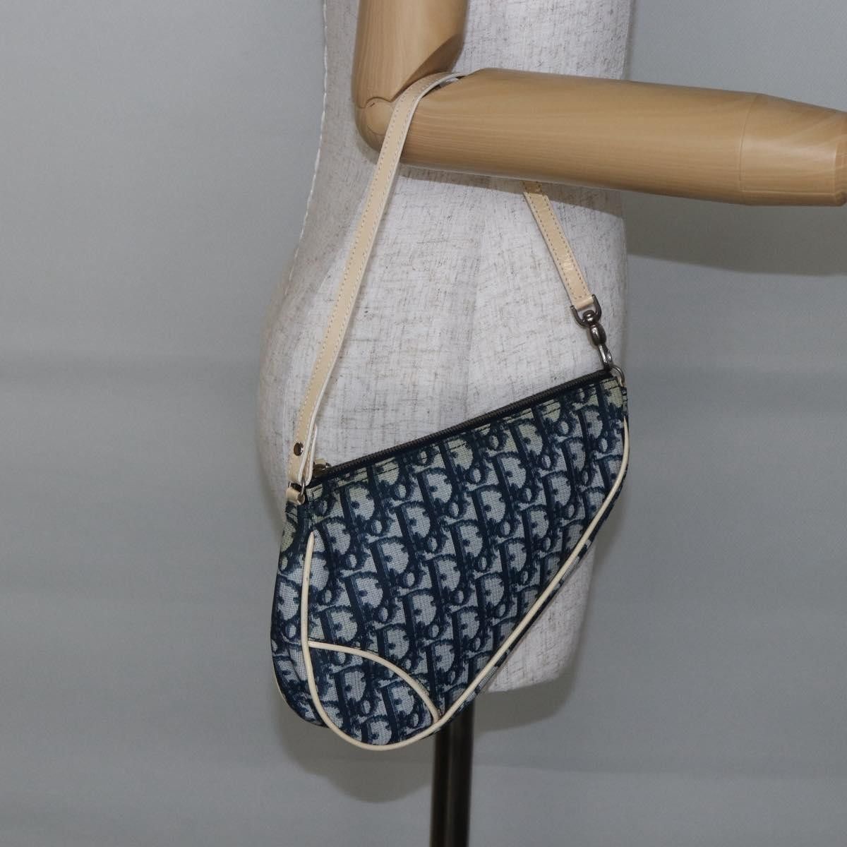 Dior Christian Dior Vintage Saddle Bag Diorissimo Canvas Size ONE SIZE - 14 Thumbnail