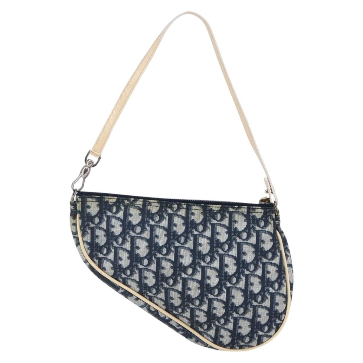 Dior Christian Dior Vintage Saddle Bag Diorissimo Canvas Size ONE SIZE - 2 Thumbnail