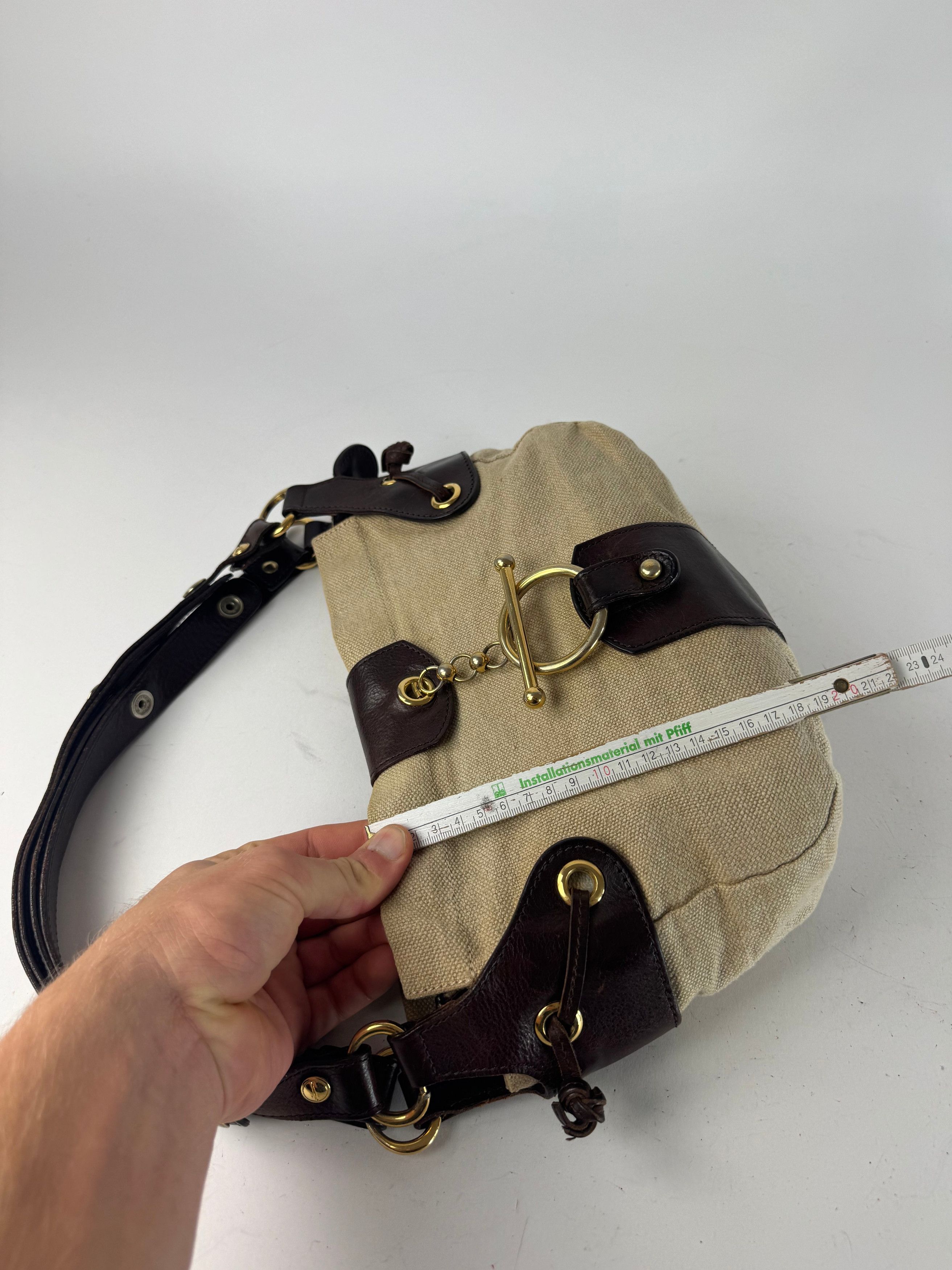 Marni Vintage Handbag beige Brown Size ONE SIZE - 11 Thumbnail