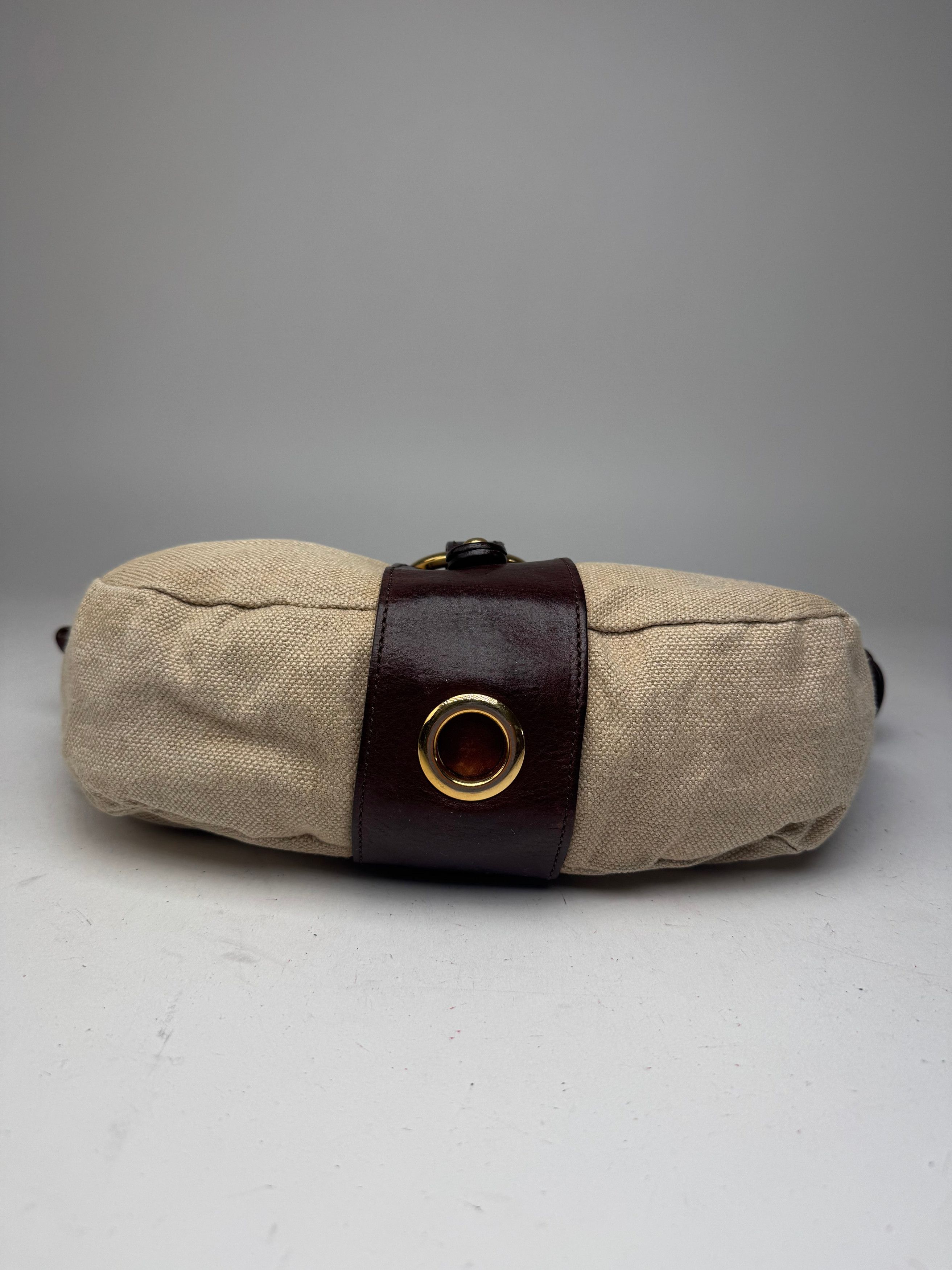 Marni Vintage Handbag beige Brown Size ONE SIZE - 12 Thumbnail