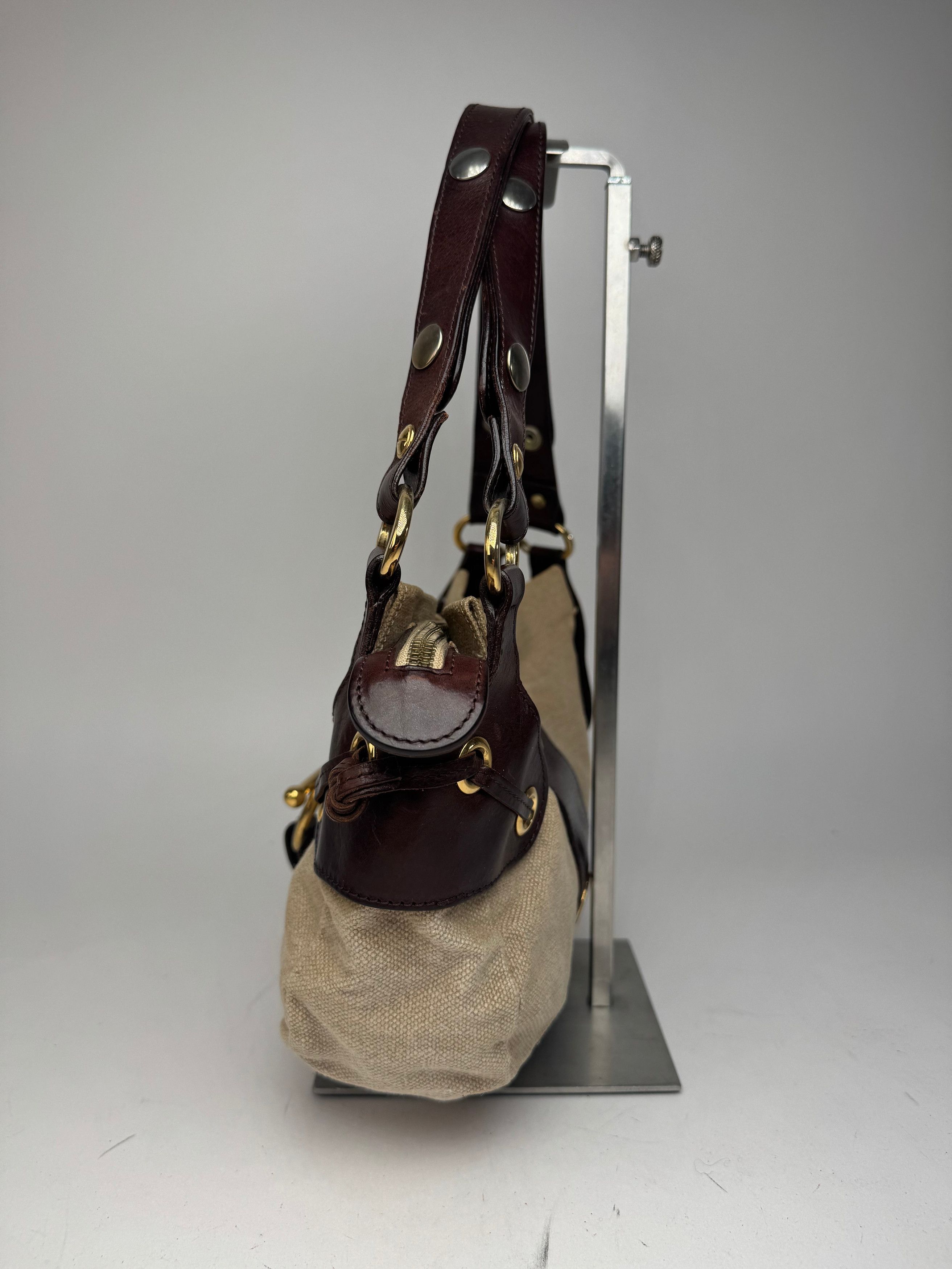 Marni Vintage Handbag beige Brown Size ONE SIZE - 5 Thumbnail