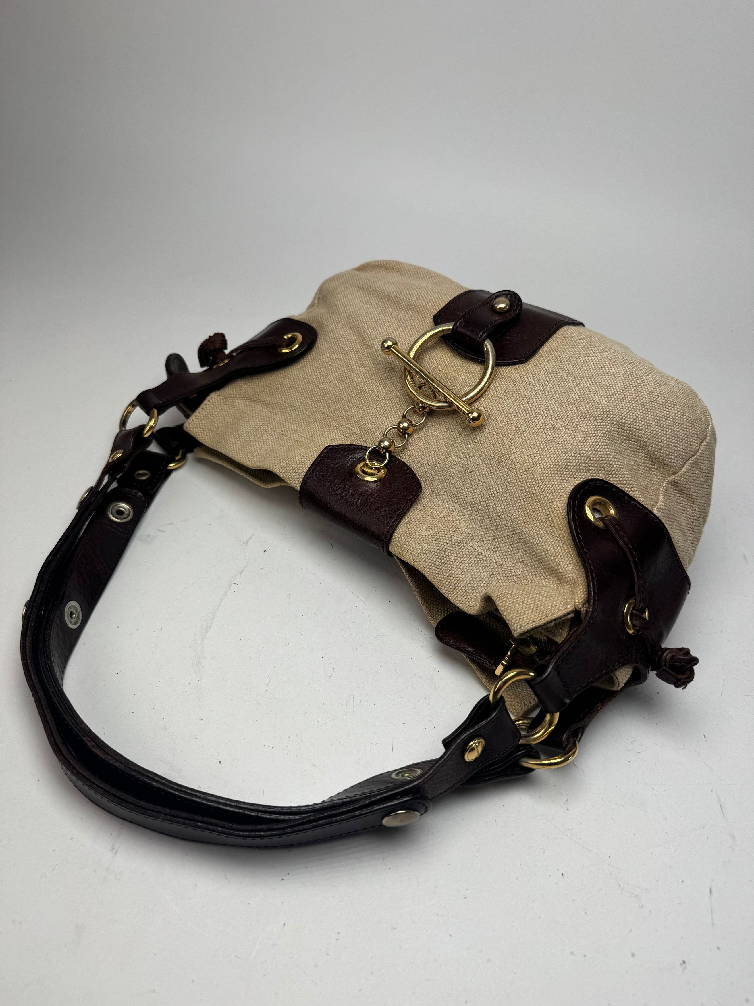 Marni Vintage Handbag beige Brown Size ONE SIZE - 9 Thumbnail