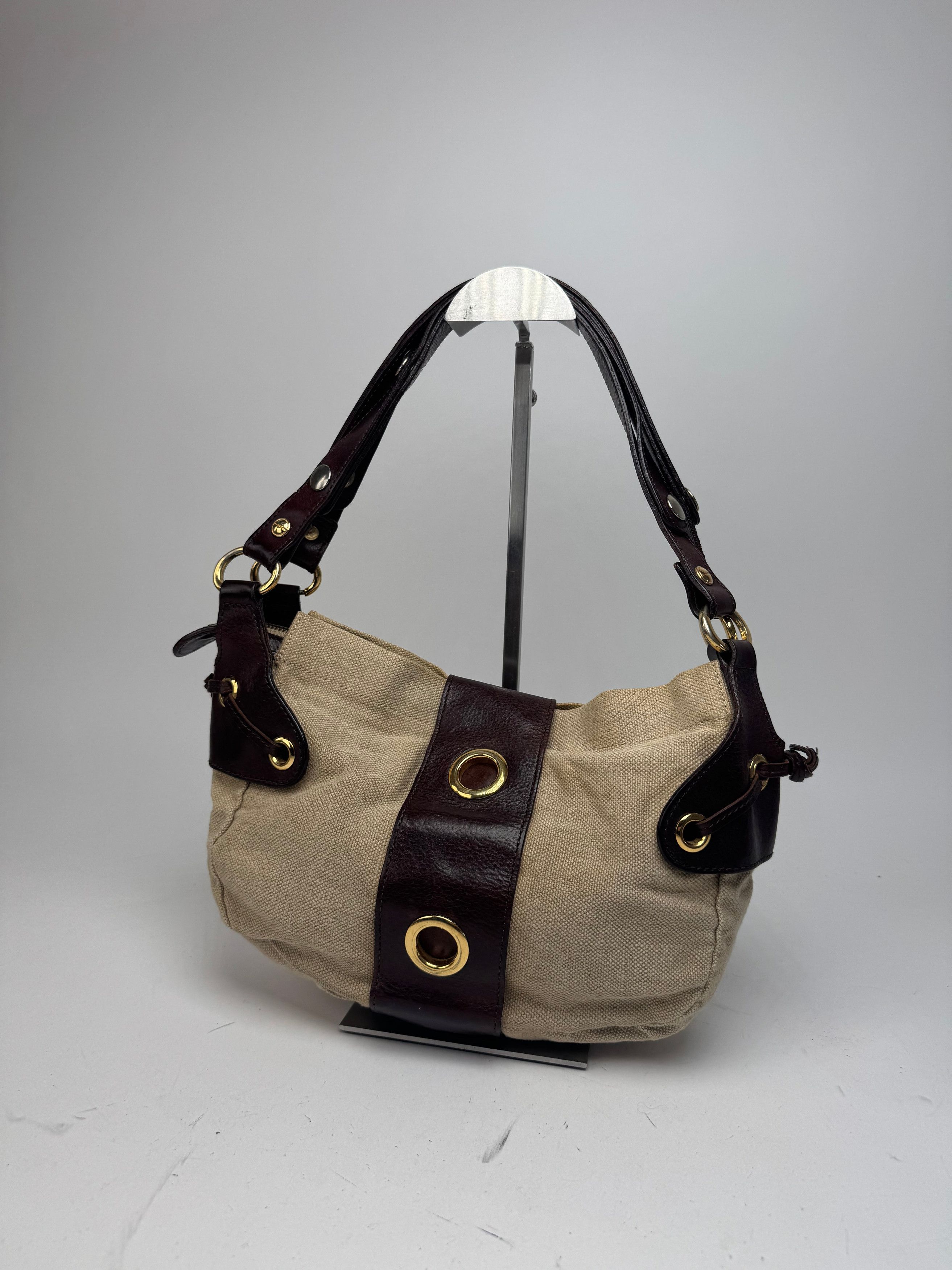 Marni Vintage Handbag beige Brown Size ONE SIZE - 8 Thumbnail