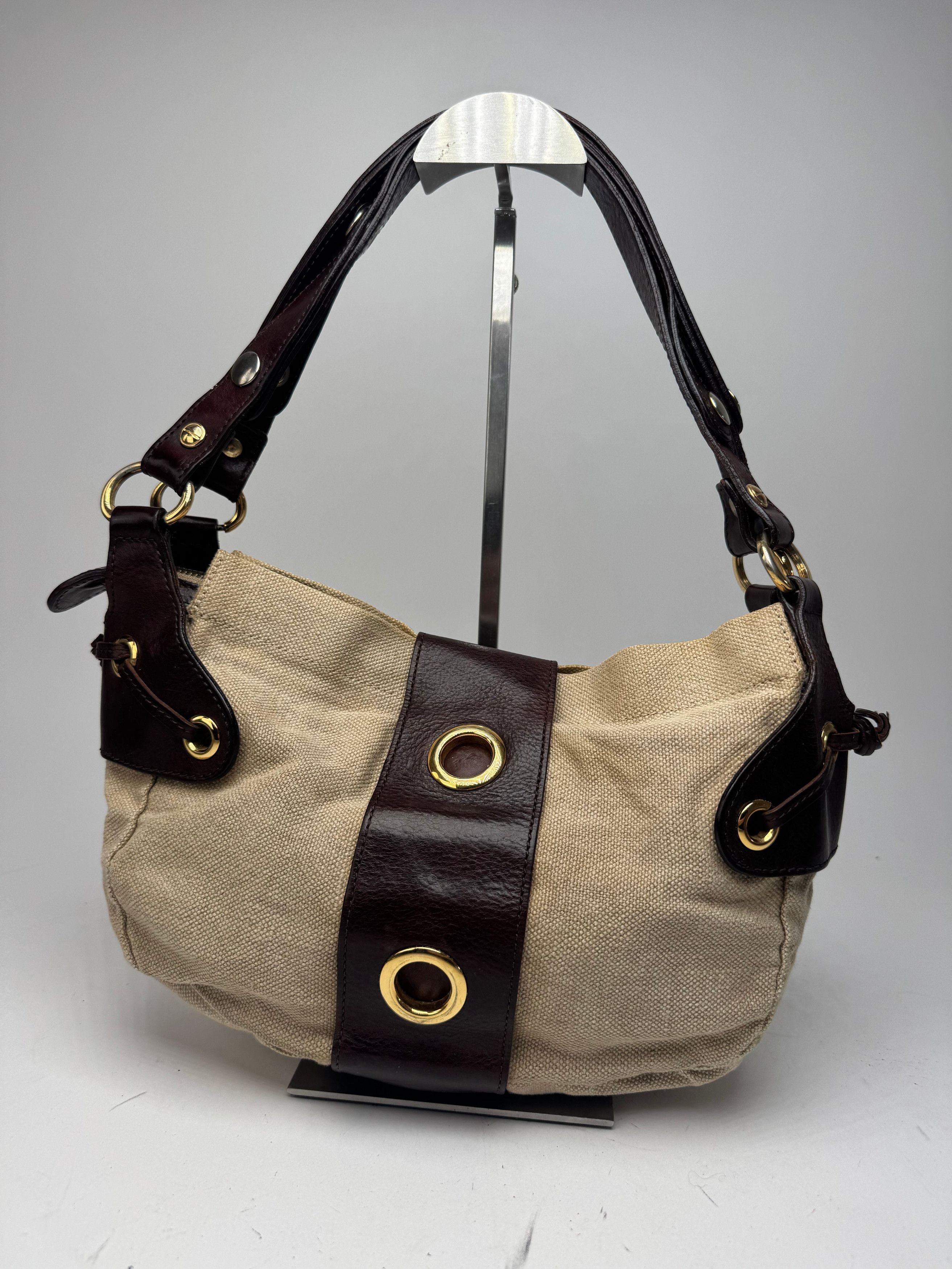 Marni Vintage Handbag beige Brown Size ONE SIZE - 2 Thumbnail