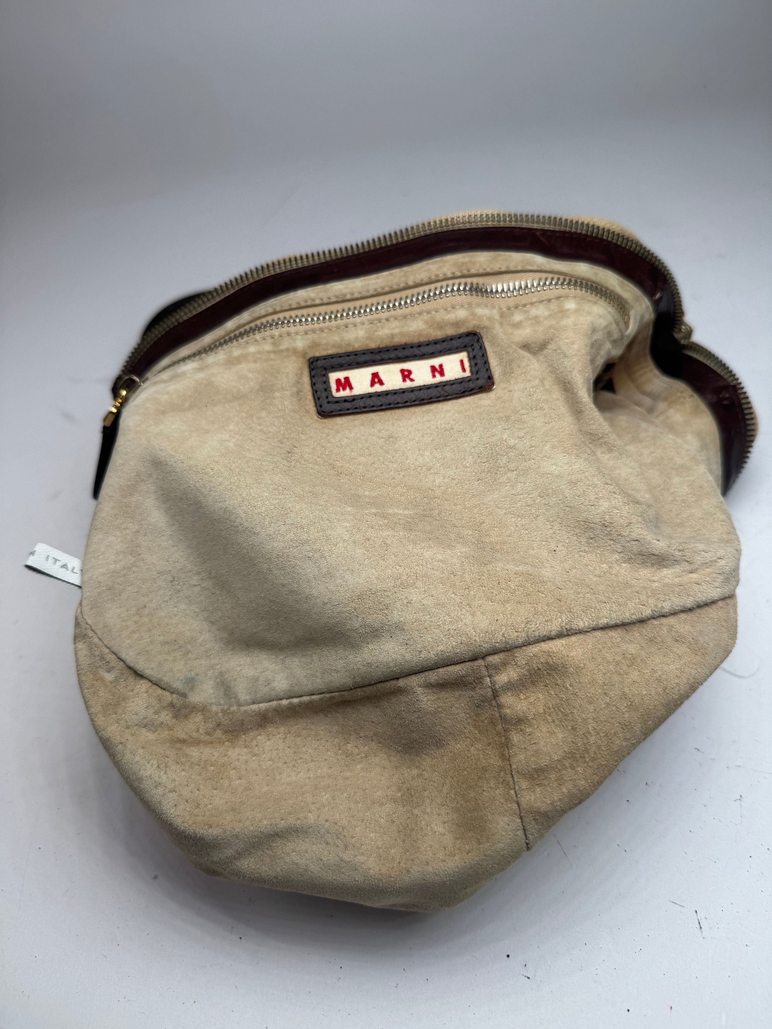 Marni Vintage Handbag beige Brown Size ONE SIZE - 3 Thumbnail