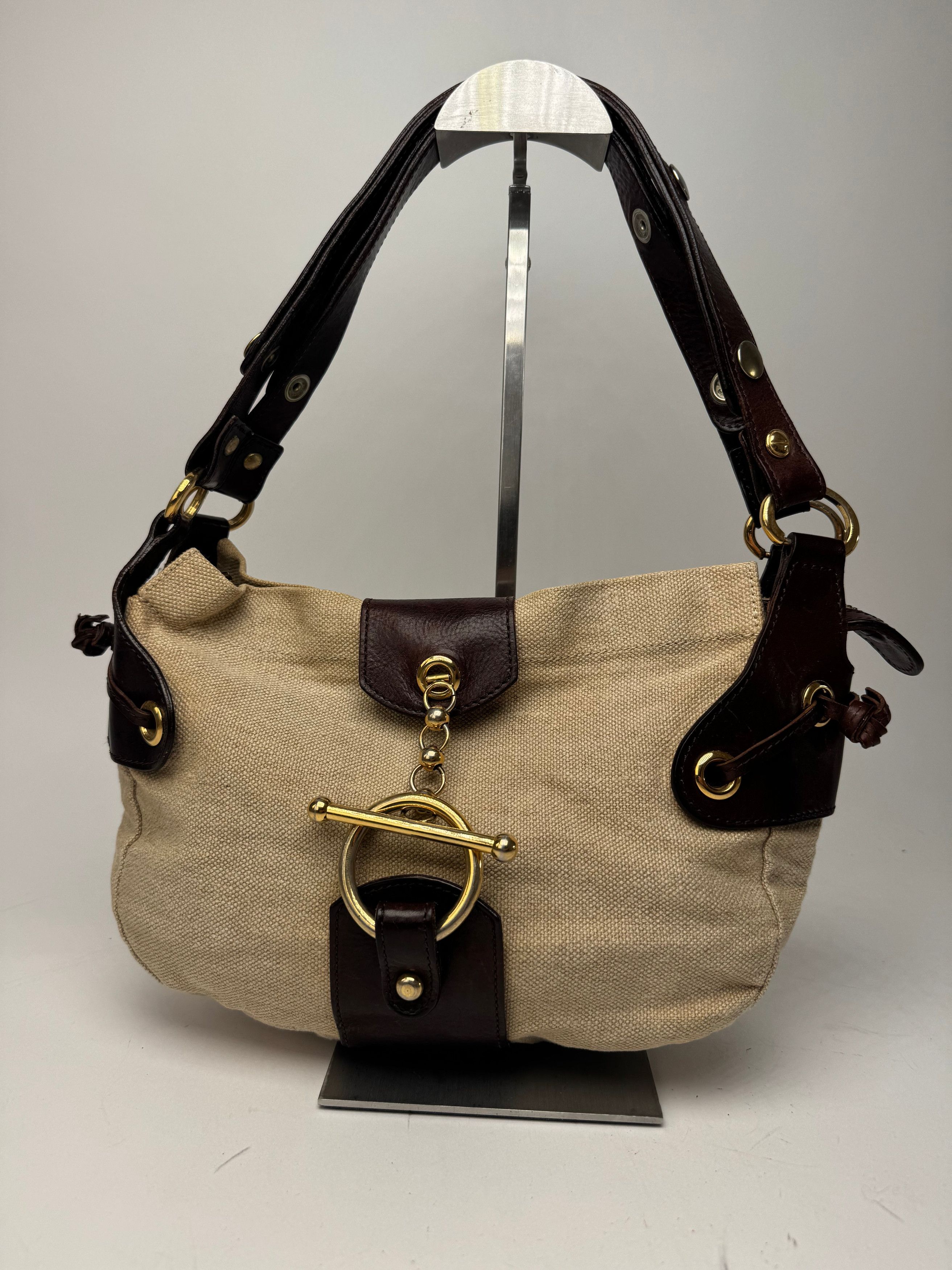 Marni Vintage Handbag beige Brown Size ONE SIZE - 14 Thumbnail