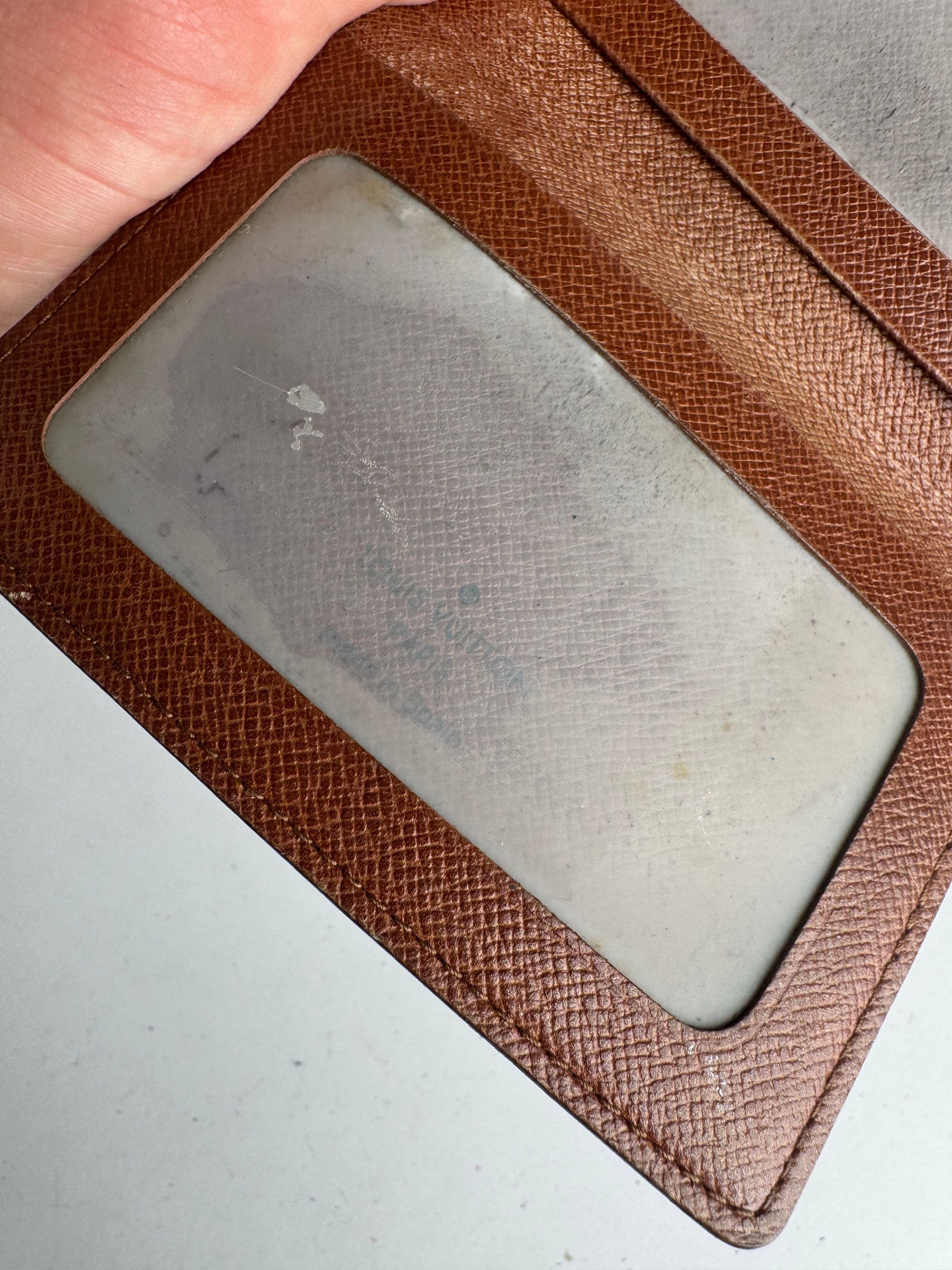 Louis Vuitton Vintage Leather Monogram Card Holder Brown Size ONE SIZE - 5 Thumbnail
