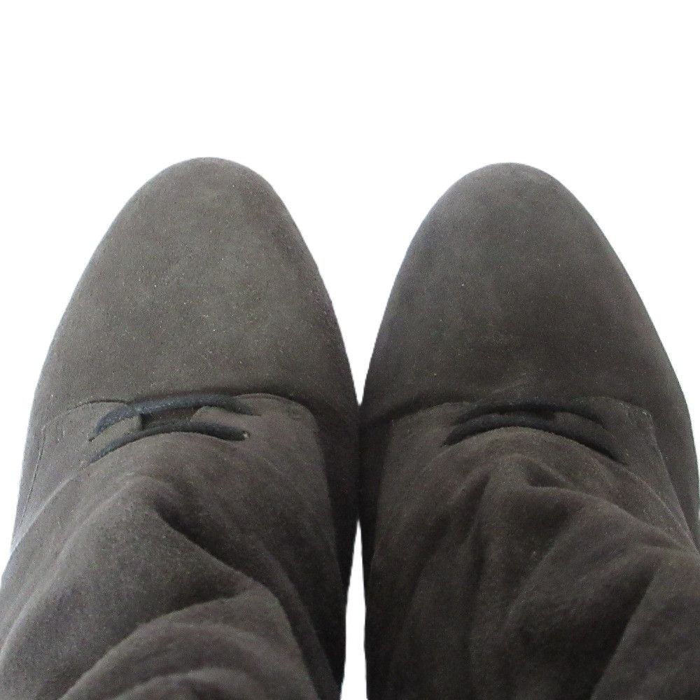 Dolce & Gabbana Dolce & Gabbana Dolce&Gabbana Lace-up Long Boots Suede Suede Shoes DUTY FREE for USA Size ONE SIZE - 5 Thumbnail