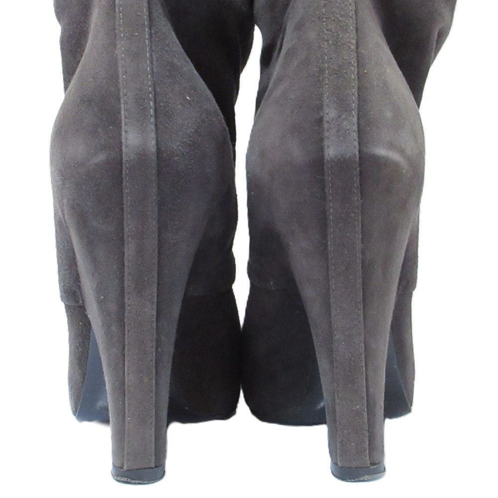 Dolce & Gabbana Dolce & Gabbana Dolce&Gabbana Lace-up Long Boots Suede Suede Shoes DUTY FREE for USA Size ONE SIZE - 7 Thumbnail