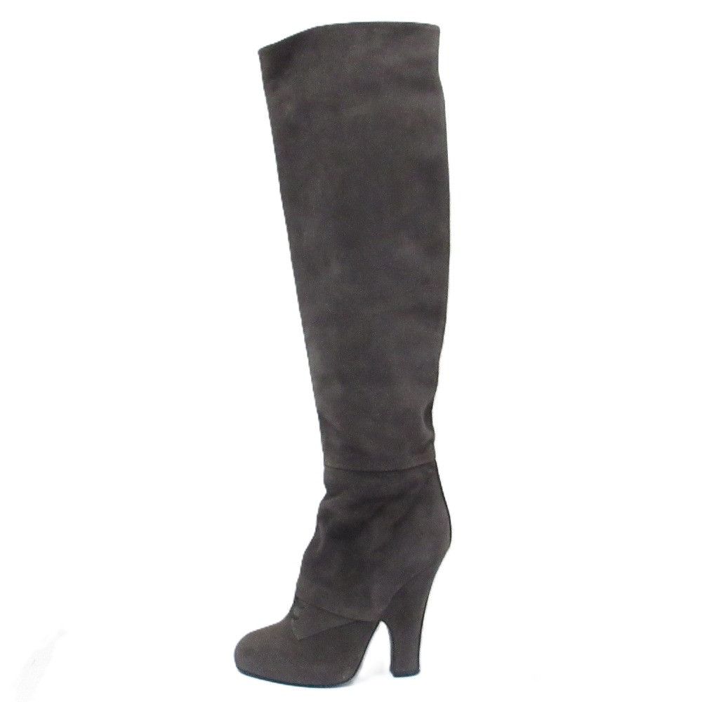 Dolce & Gabbana Dolce & Gabbana Dolce&Gabbana Lace-up Long Boots Suede Suede Shoes DUTY FREE for USA Size ONE SIZE - 2 Thumbnail