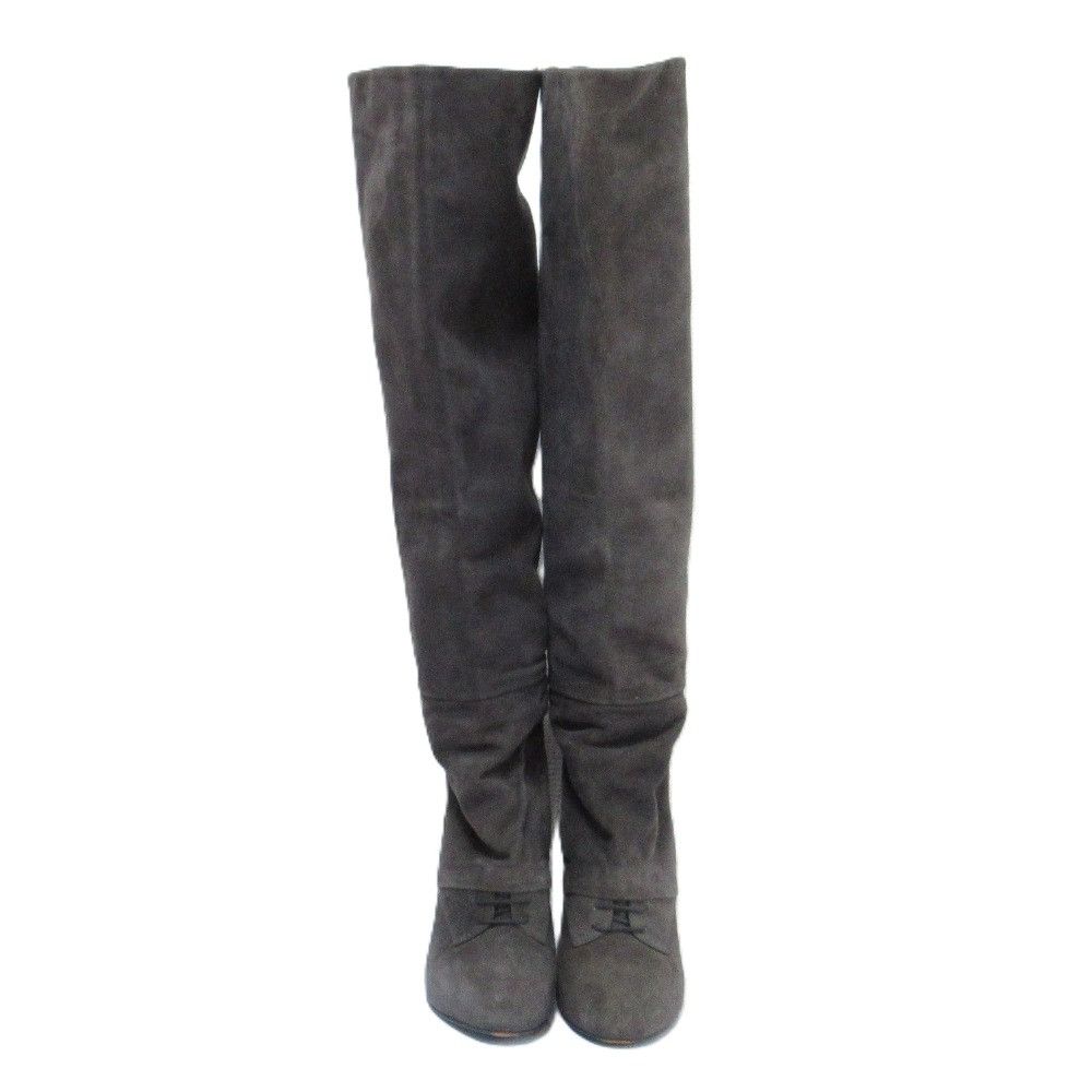 Dolce & Gabbana Dolce & Gabbana Dolce&Gabbana Lace-up Long Boots Suede Suede Shoes DUTY FREE for USA Size ONE SIZE - 3 Thumbnail